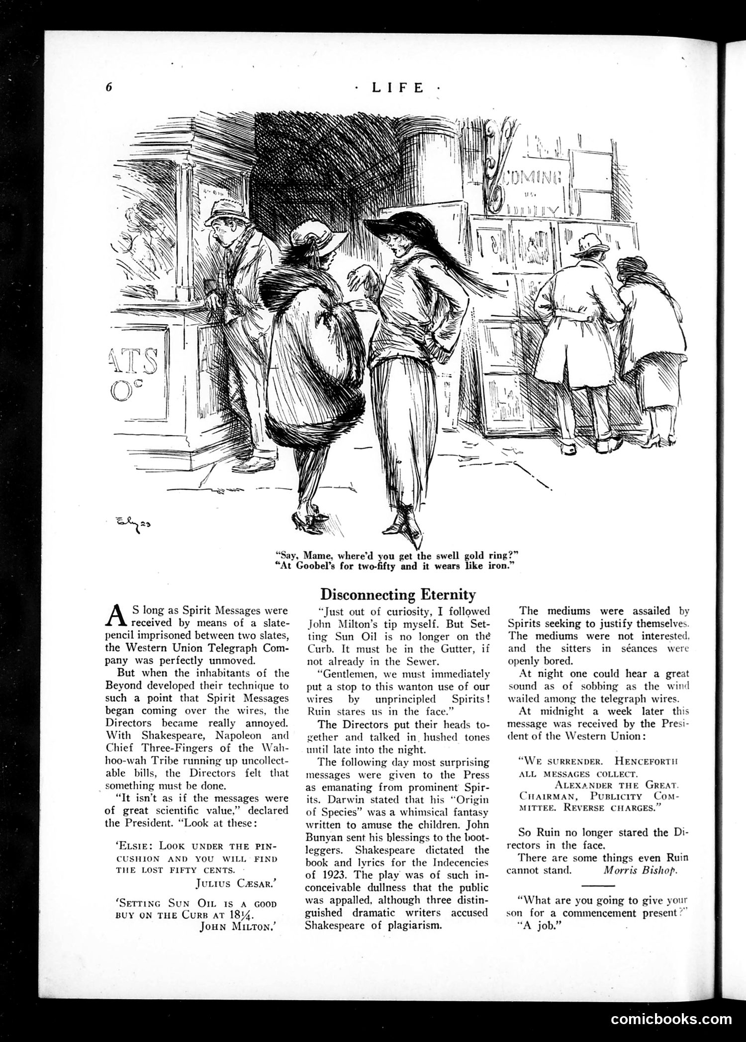 Life — April 26, 1923 — page 8: Life, 1923-04-26