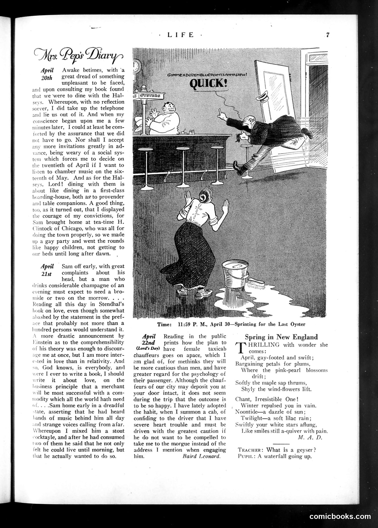 Life — April 26, 1923 — page 9: Life, 1923-04-26
