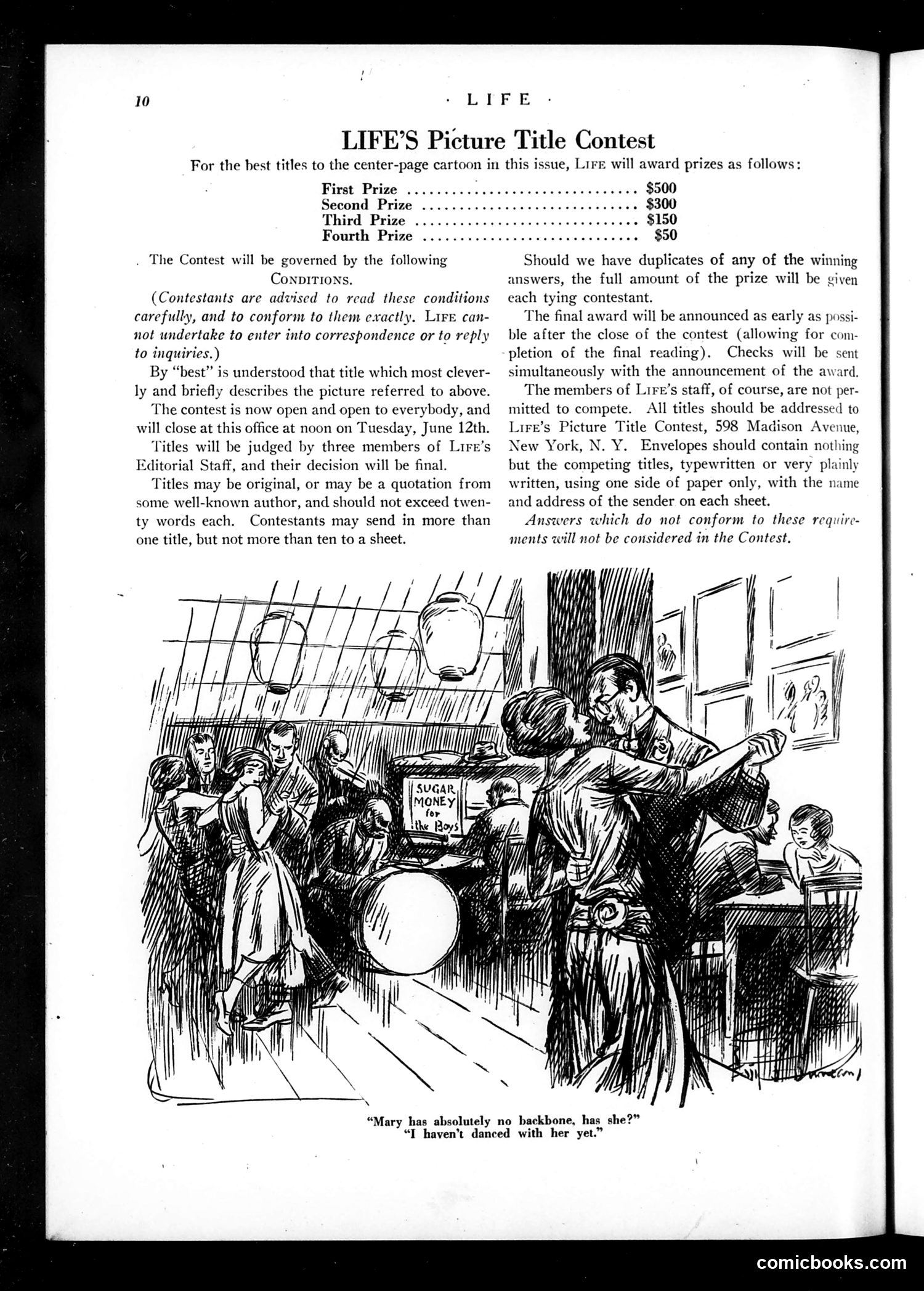 Life — April 26, 1923 — page 12: Life, 1923-04-26