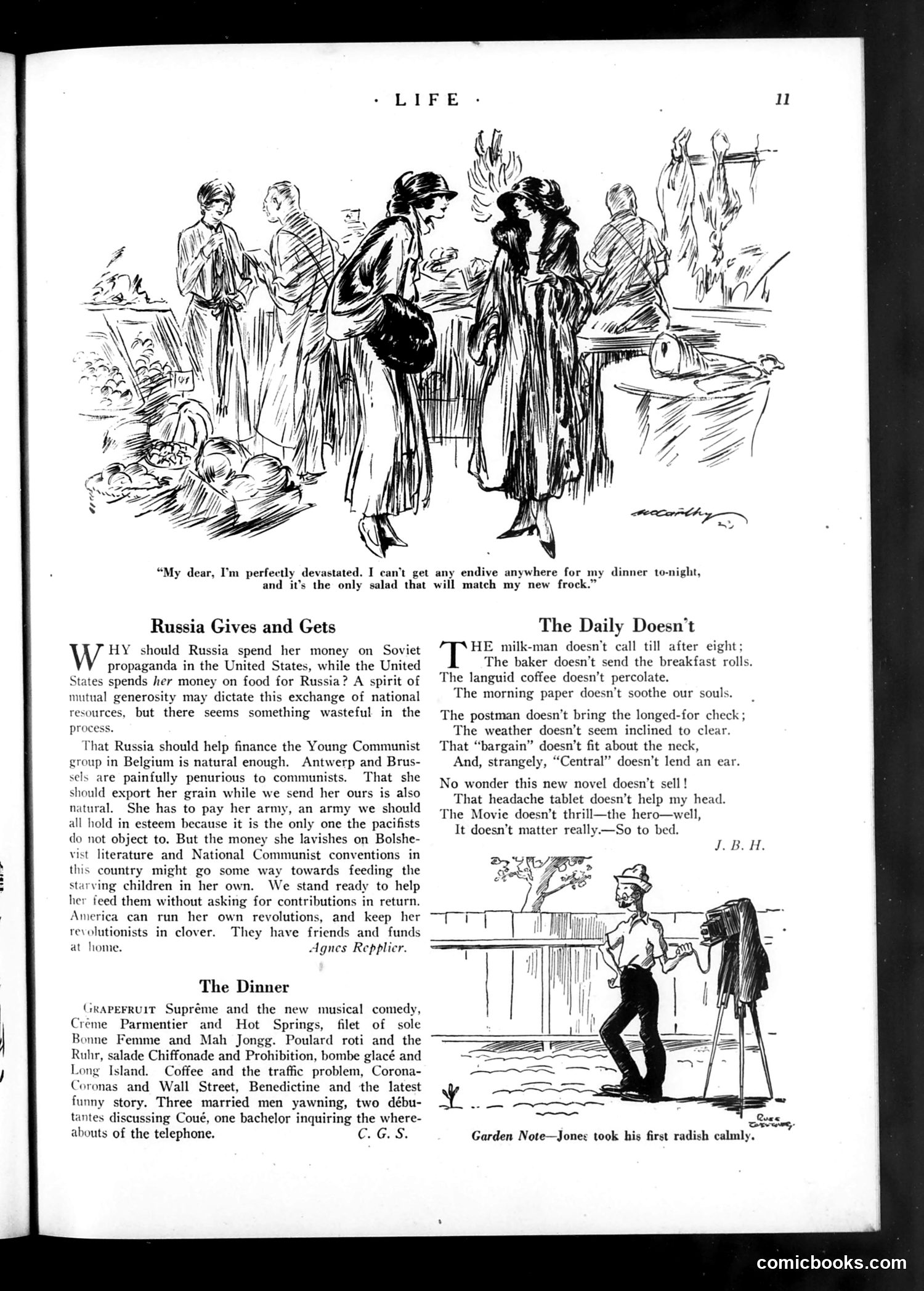 Life — April 26, 1923 — page 13: Life, 1923-04-26
