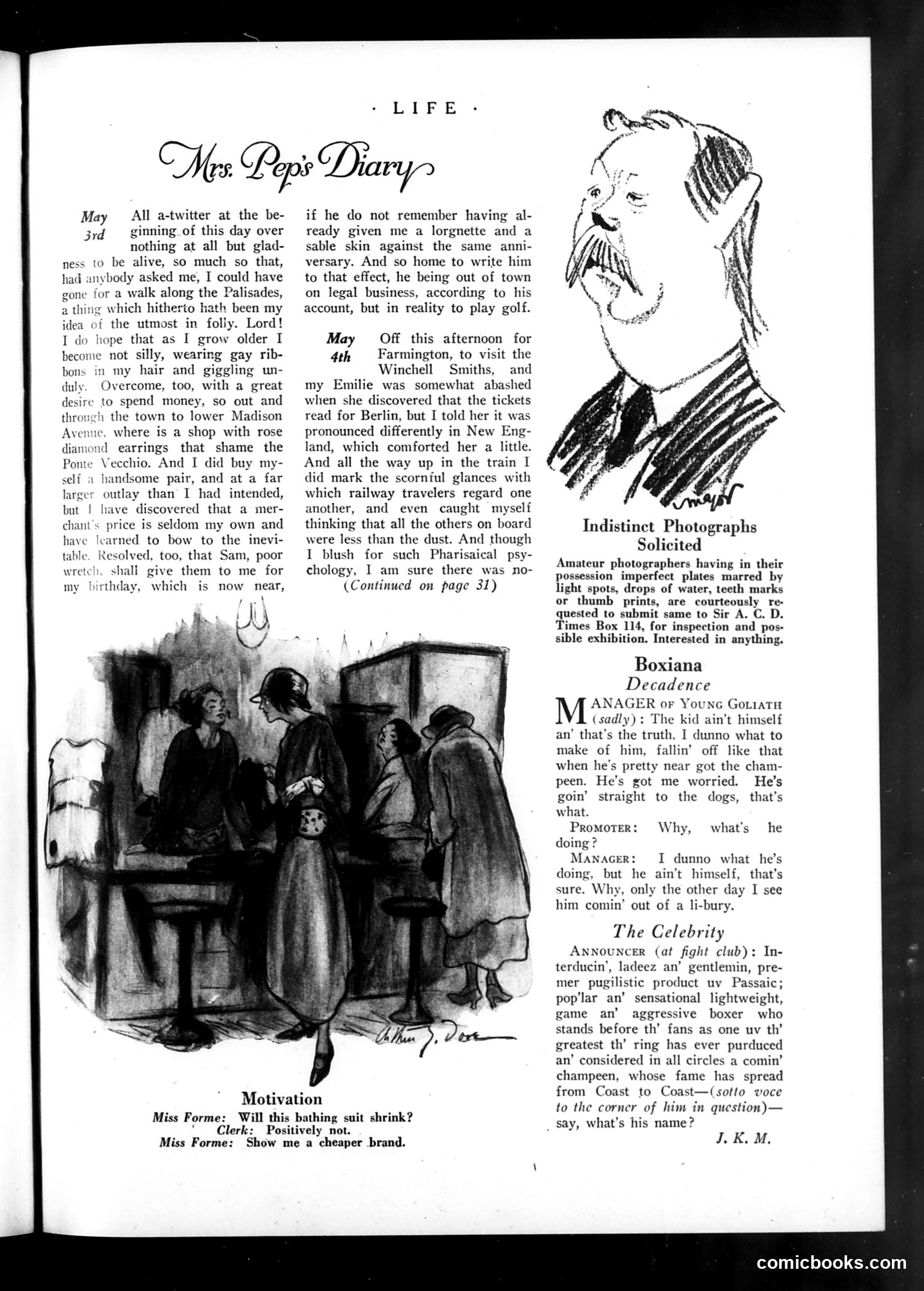 Life — May 10, 1923 — page 15: Life, 1923-05-10