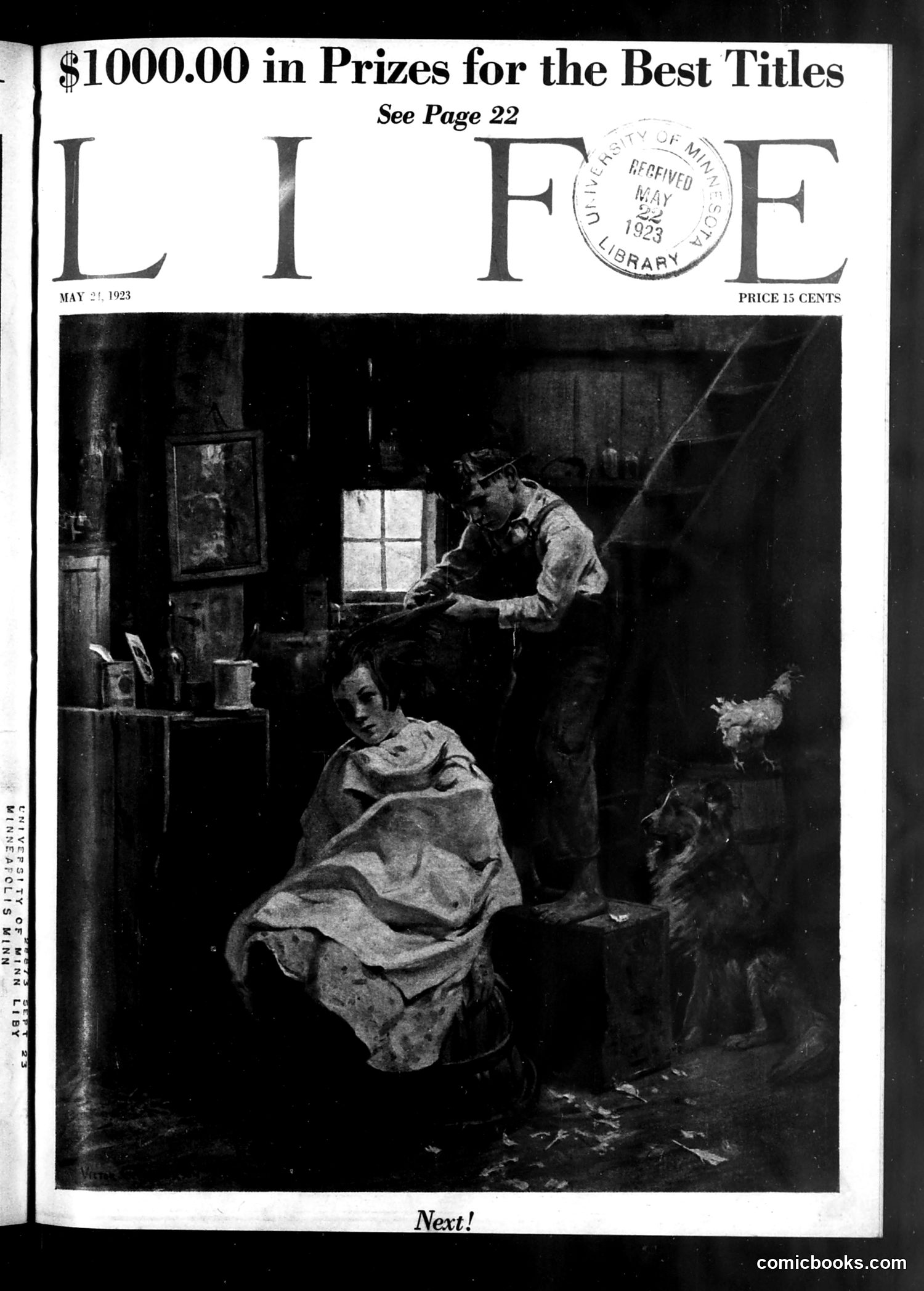 Life — May 24, 1923 — page 1: Life, 1923-05-24