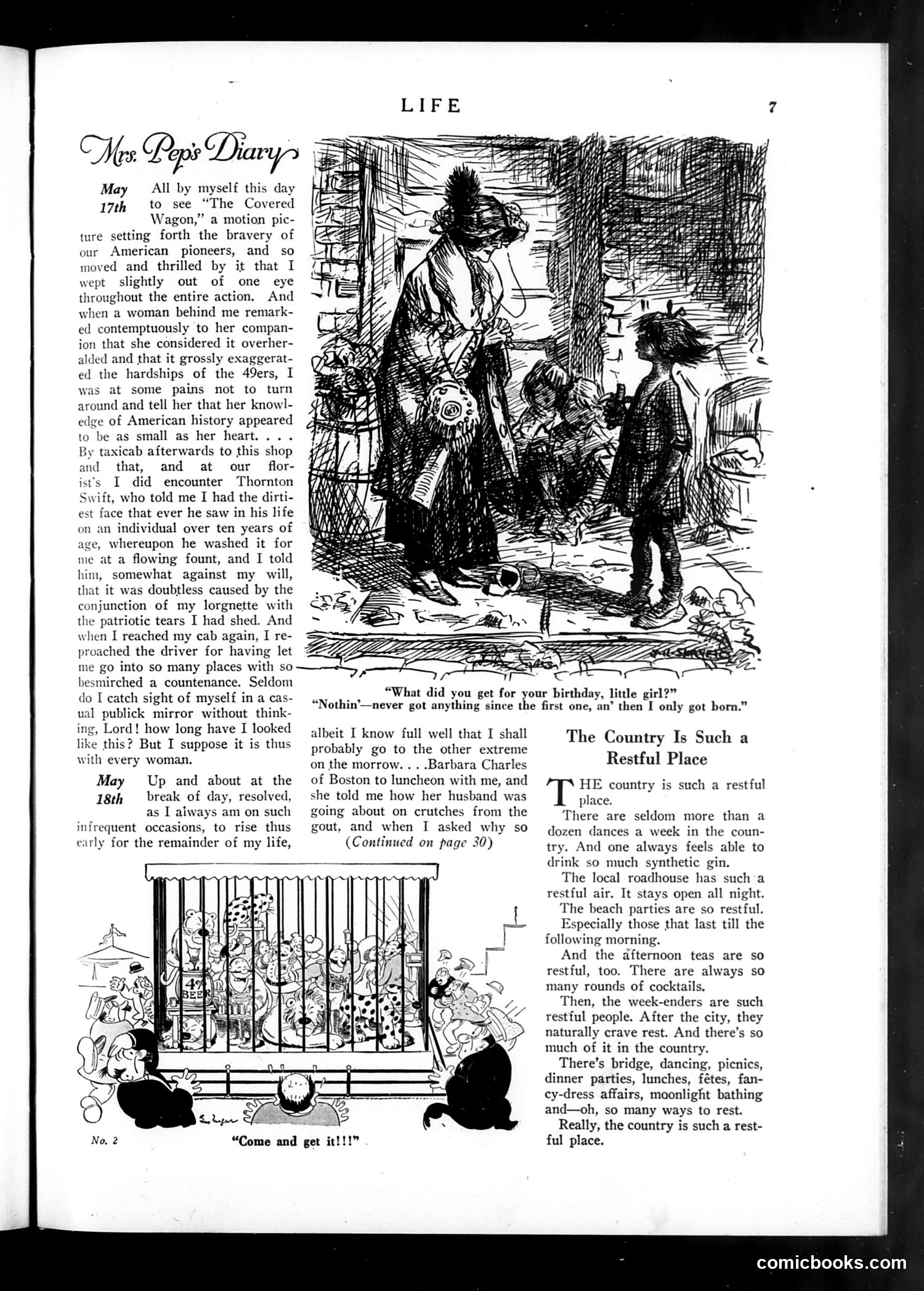 Life — May 24, 1923 — page 9: Life, 1923-05-24