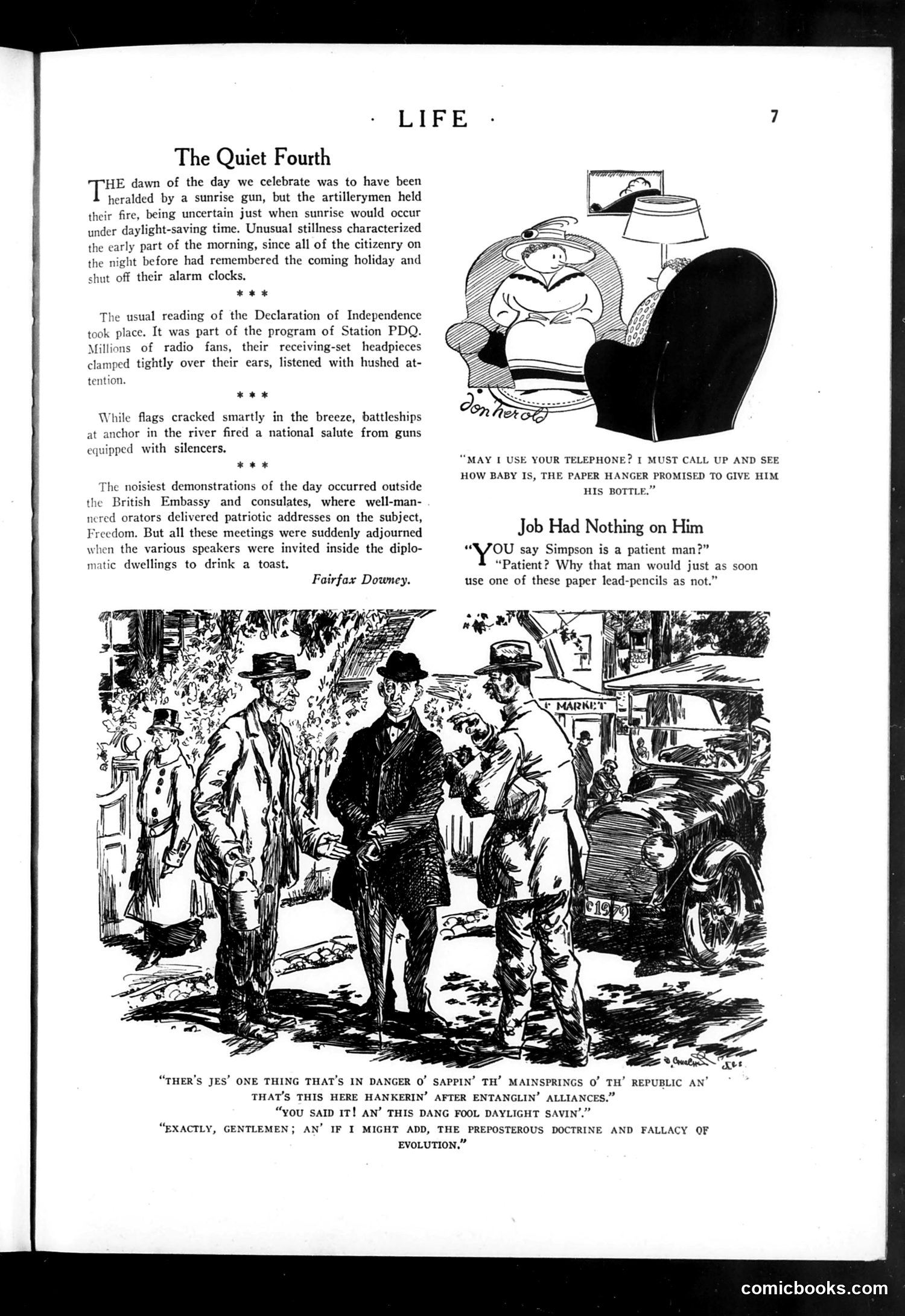 Life — July 5, 1923 — page 9: Life, 1923-07-05