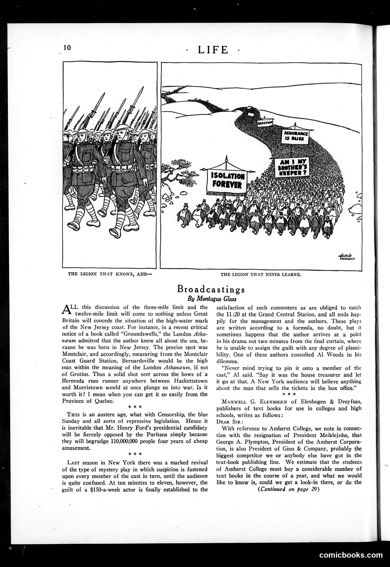 Life — July 19, 1923 — page 12: Life, 1923-07-19