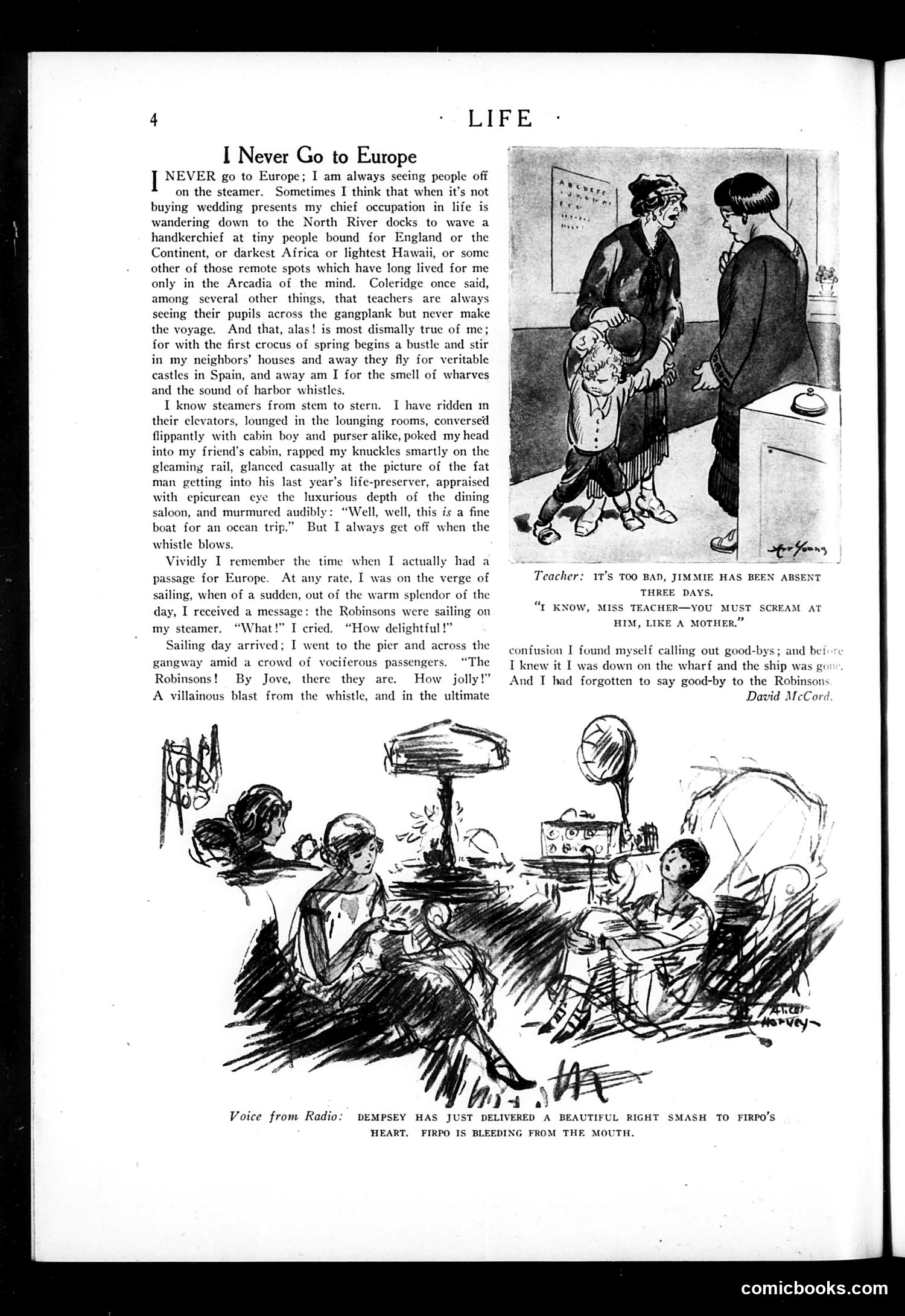 Life — September 13, 1923 — page 6: Life, 1923-09-13