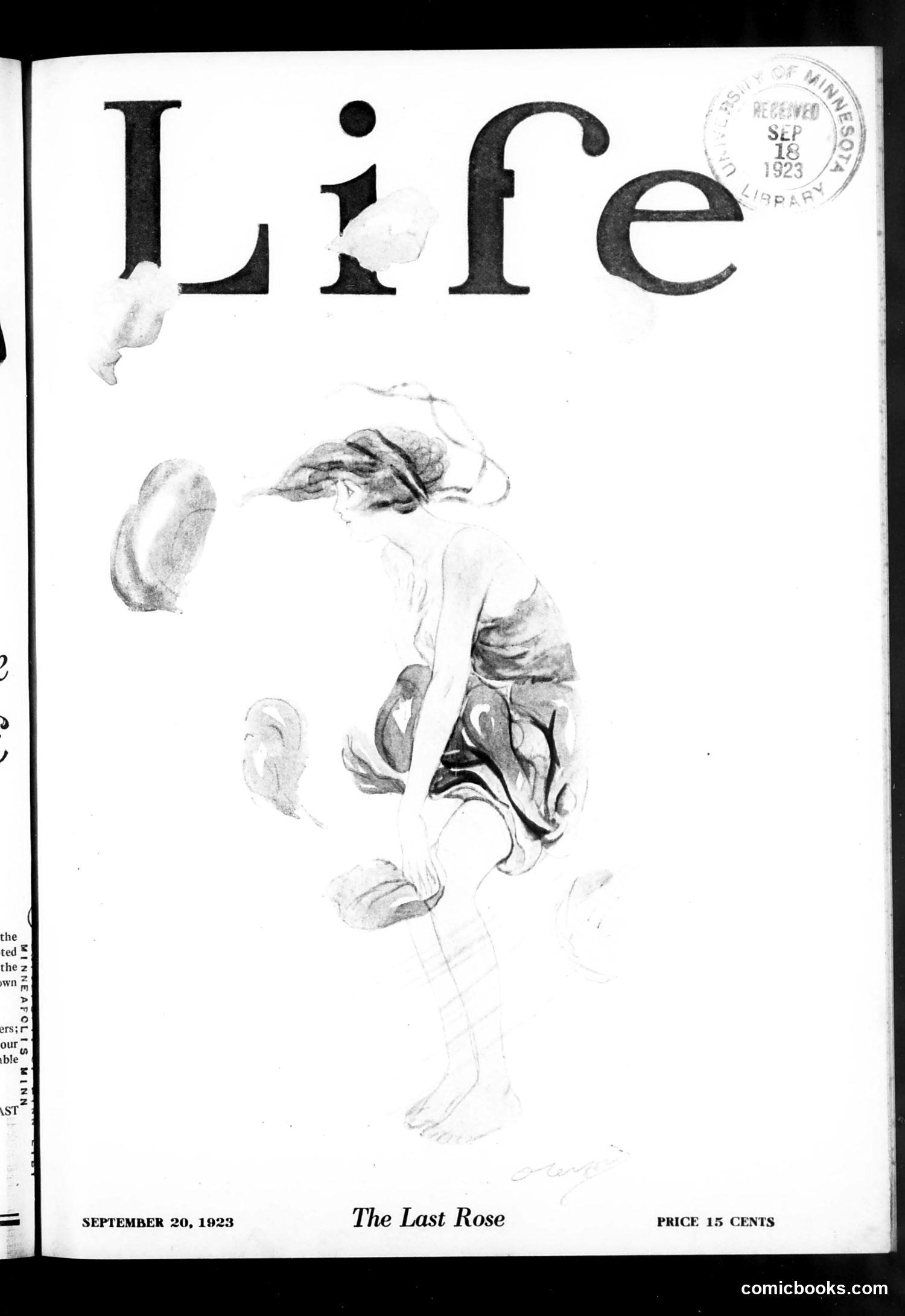 Life — September 20, 1923 — page 1: Life, 1923-09-20