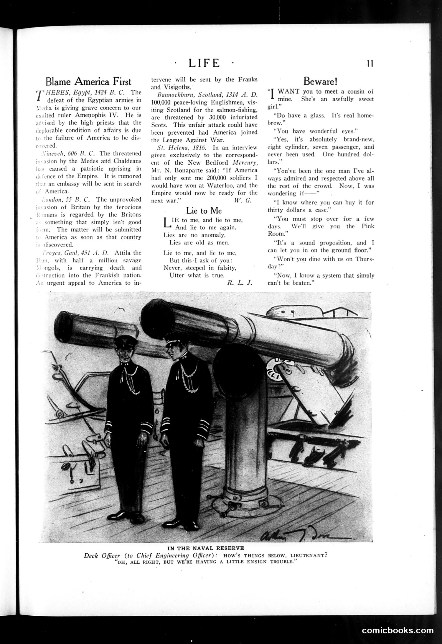 Life — September 20, 1923 — page 13: Life, 1923-09-20