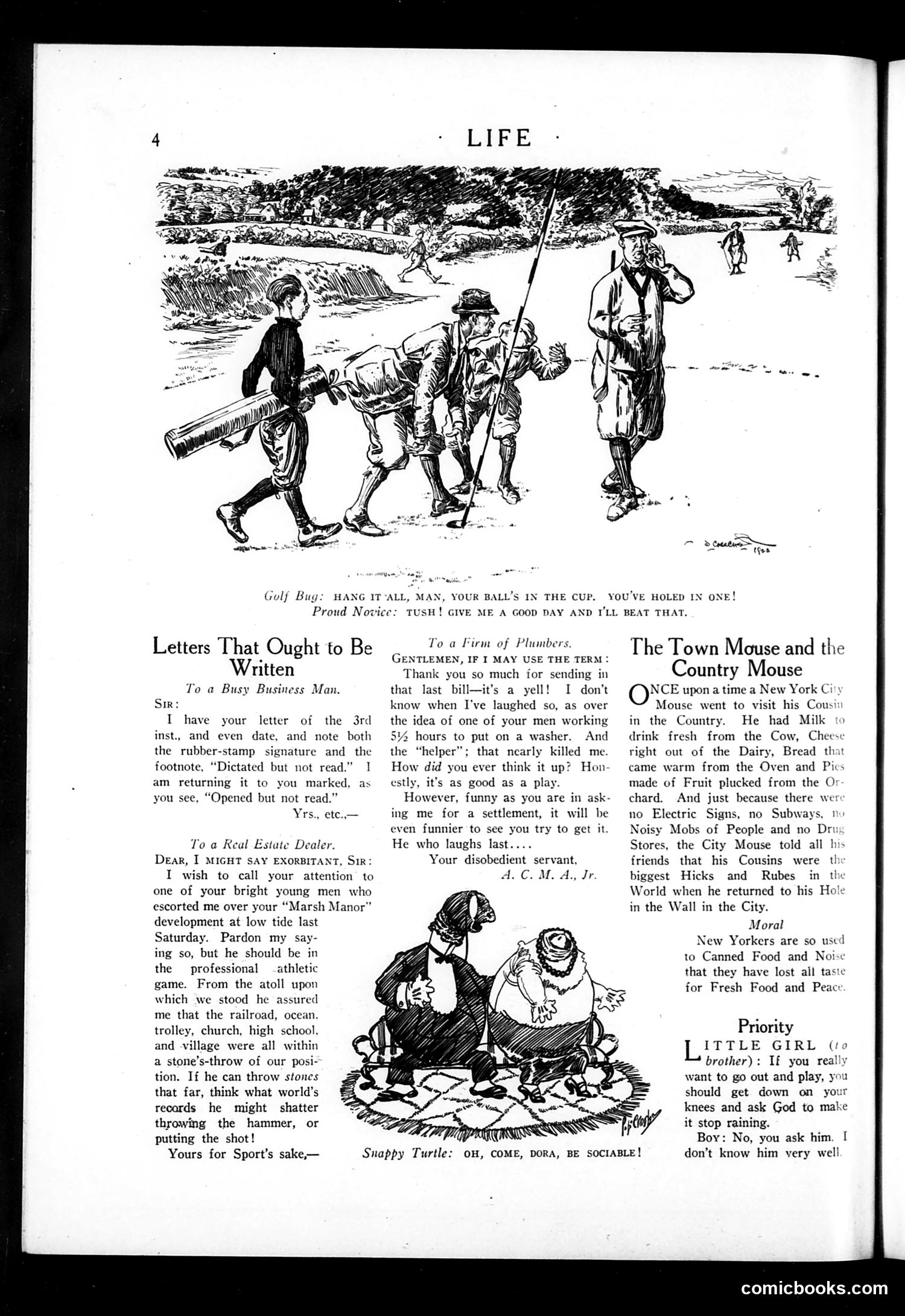 Life — September 27, 1923 — page 6: Life, 1923-09-27
