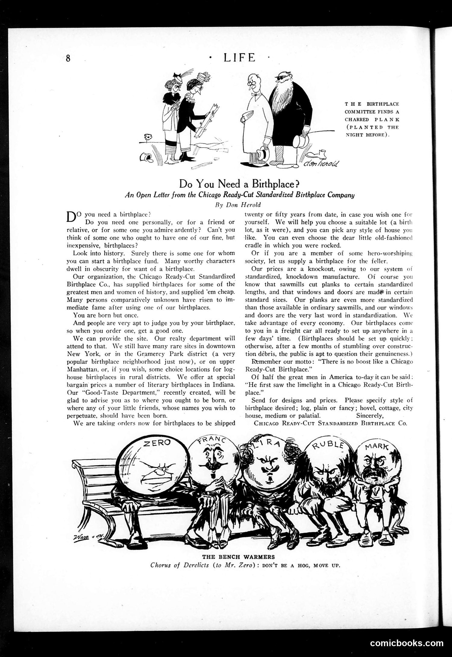 Life — September 27, 1923 — page 10: Life, 1923-09-27
