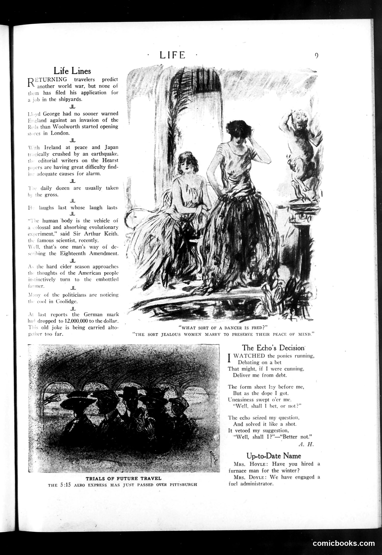 Life — September 27, 1923 — page 11: Life, 1923-09-27