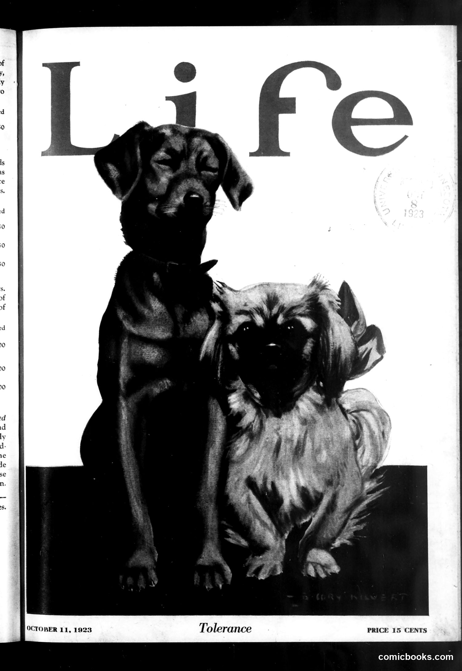Life — October 11, 1923 — page 1: Life, 1923-10-11