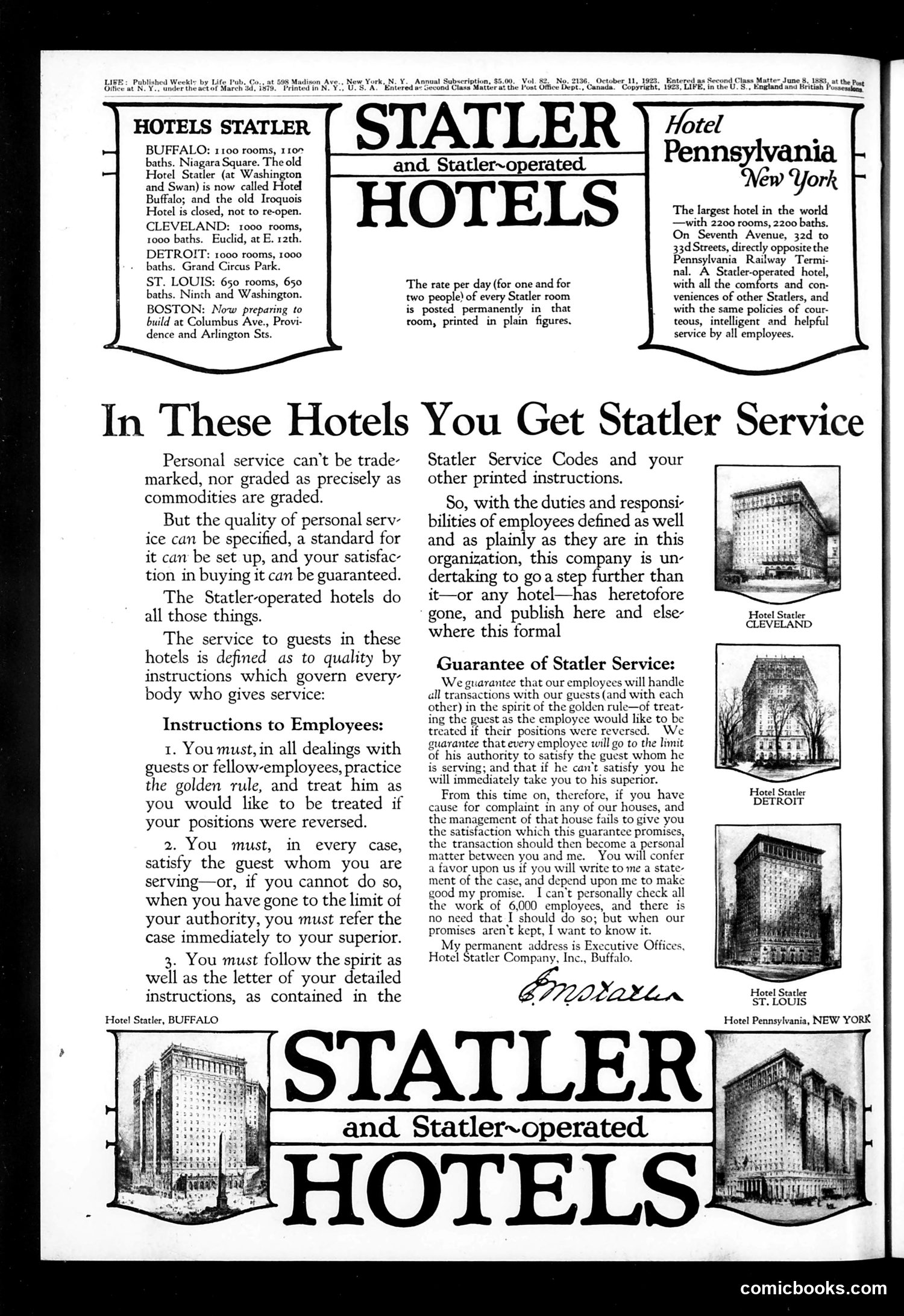 Life — October 11, 1923 — page 2: Life, 1923-10-11