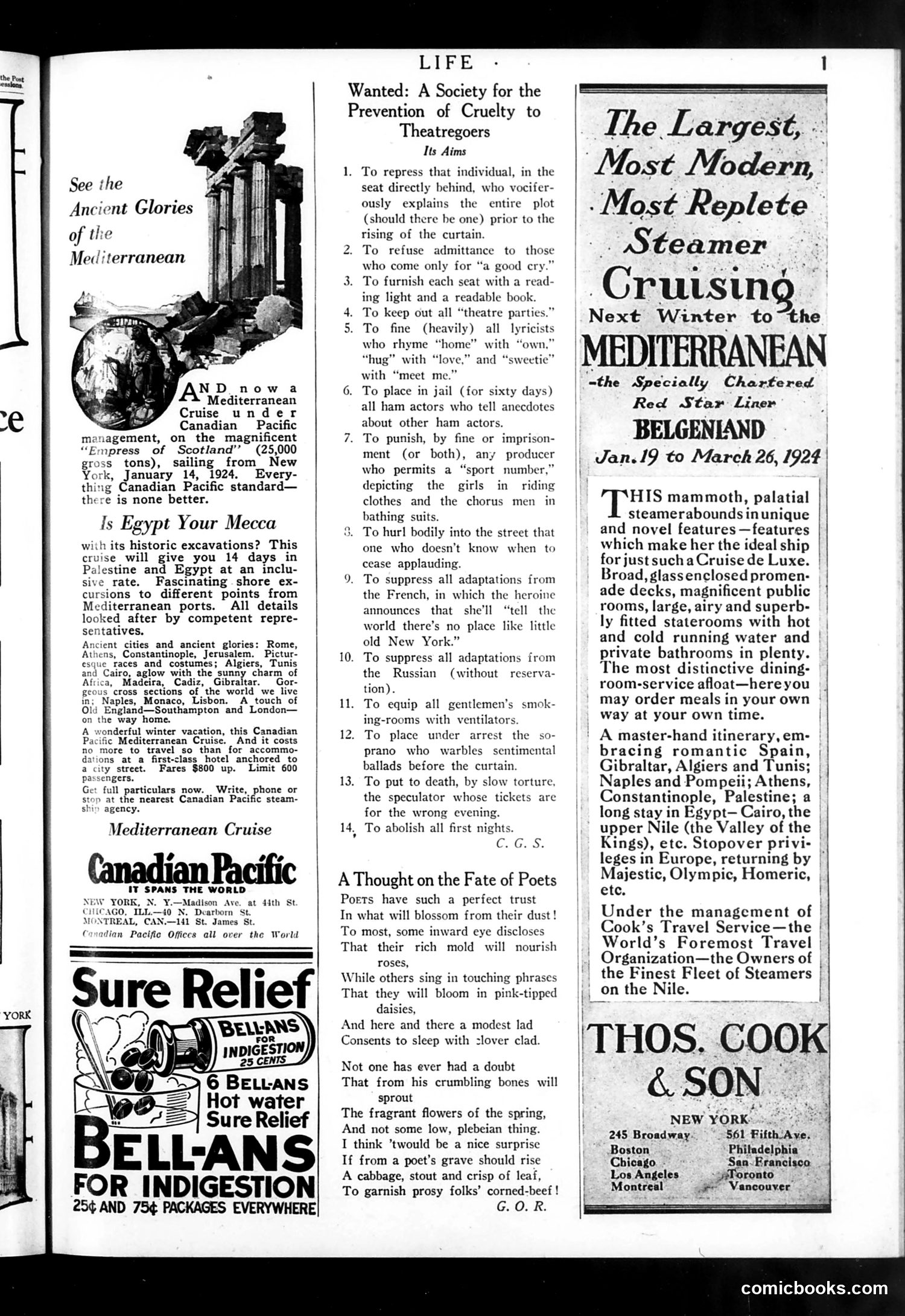 Life — October 11, 1923 — page 3: Life, 1923-10-11