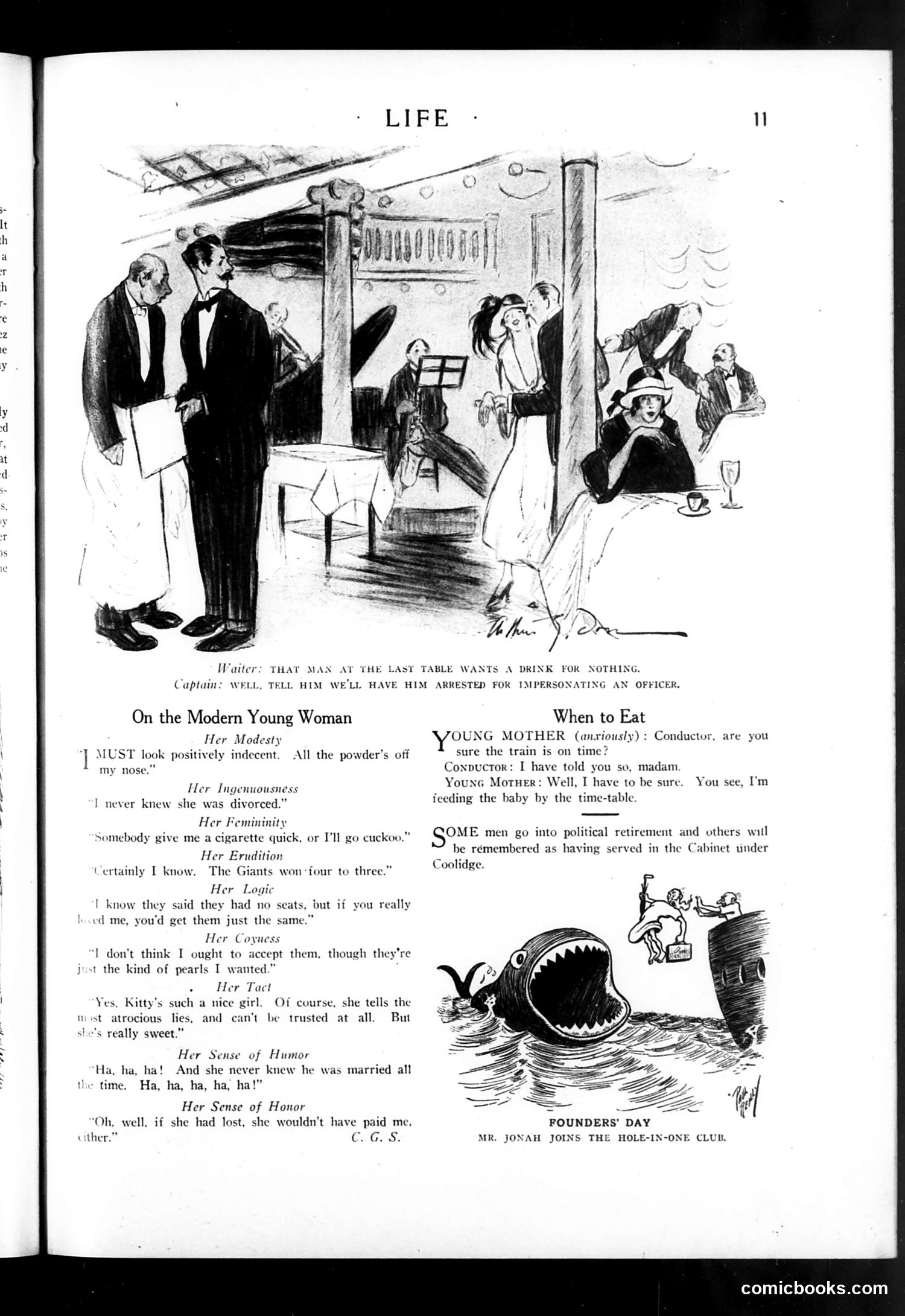Life — October 11, 1923 — page 13: Life, 1923-10-11