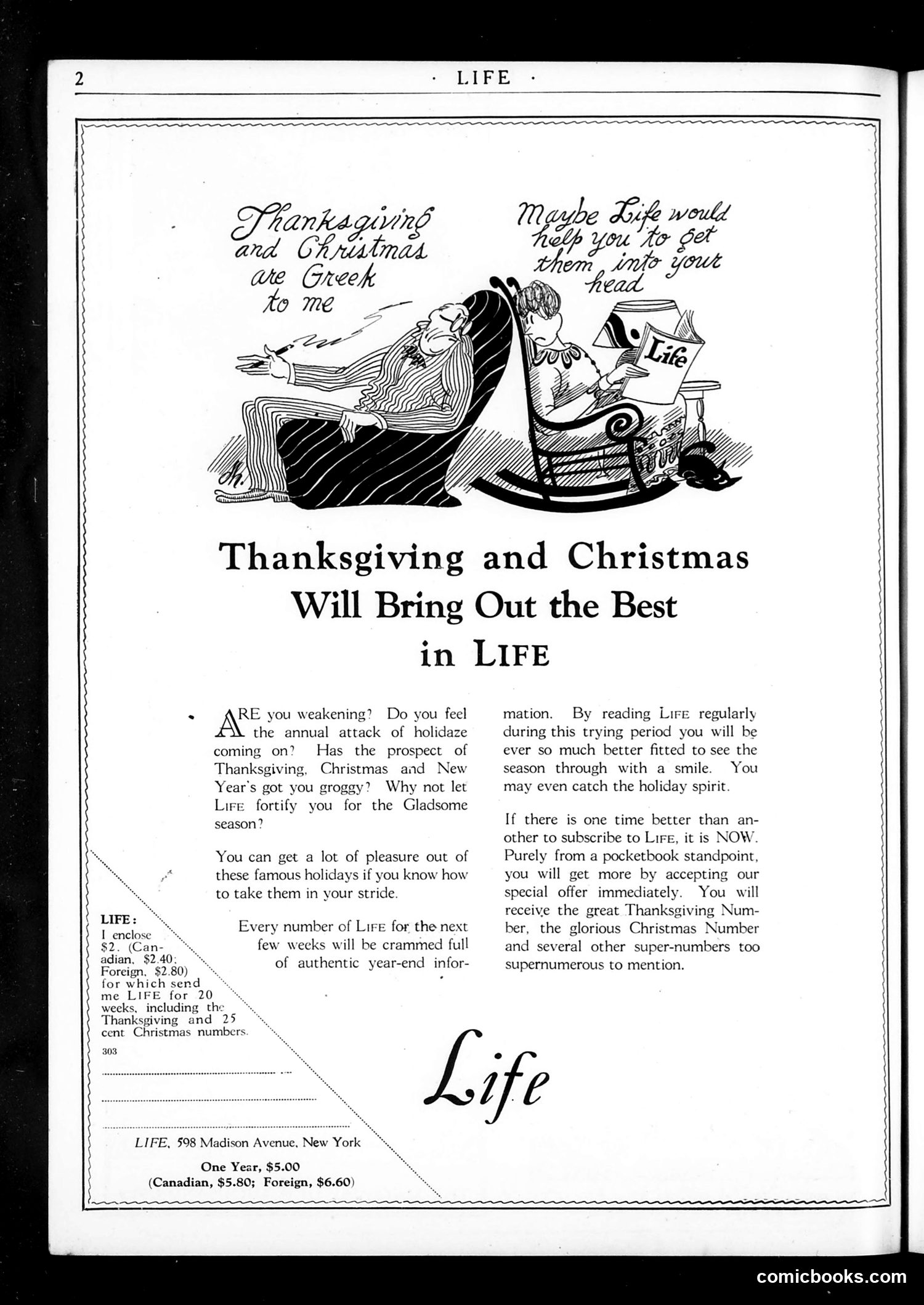 Life — November 1, 1923 — page 4: Life, 1923-11-01