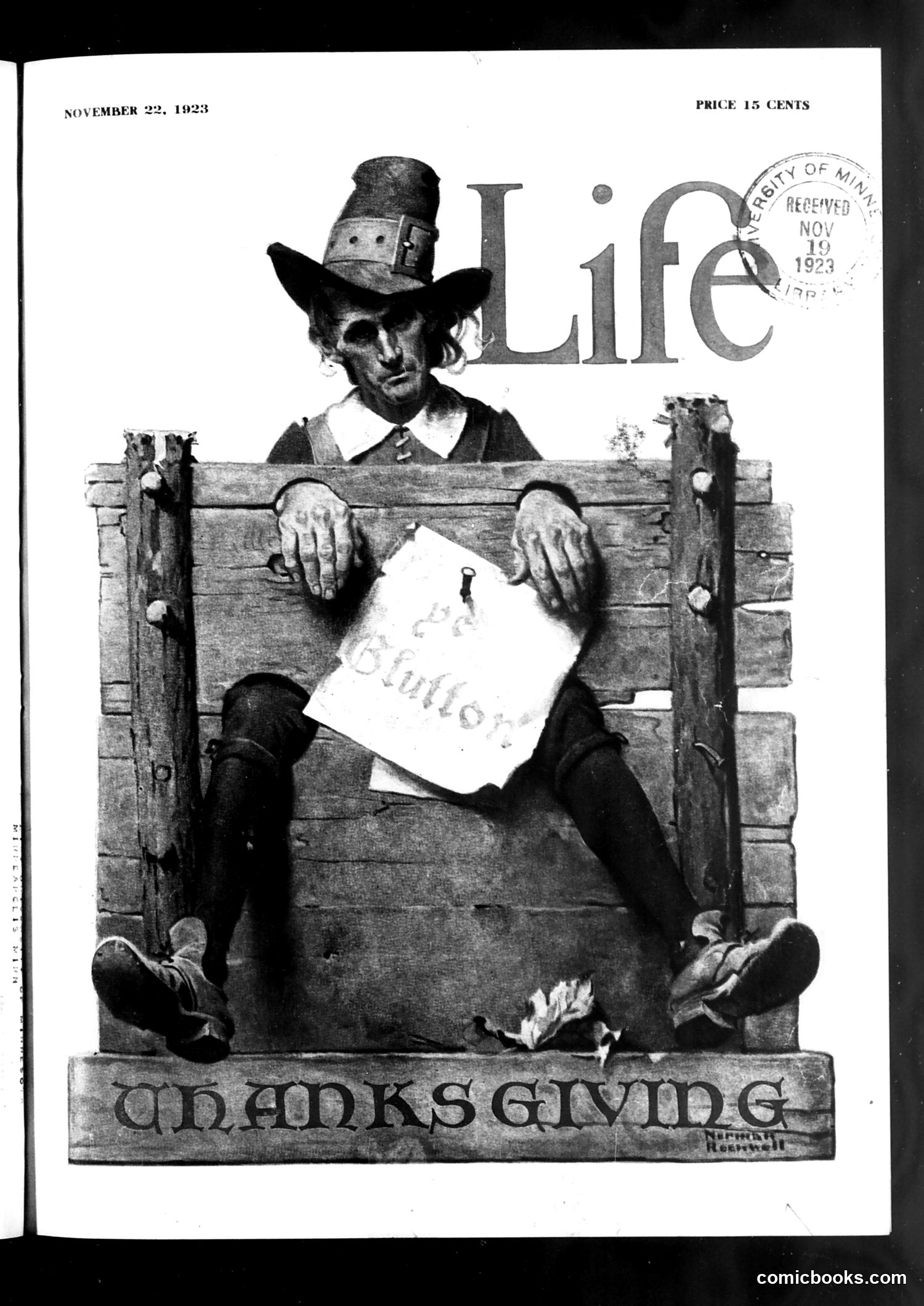 Life — November 22, 1923 — page 1: Life, 1923-11-22