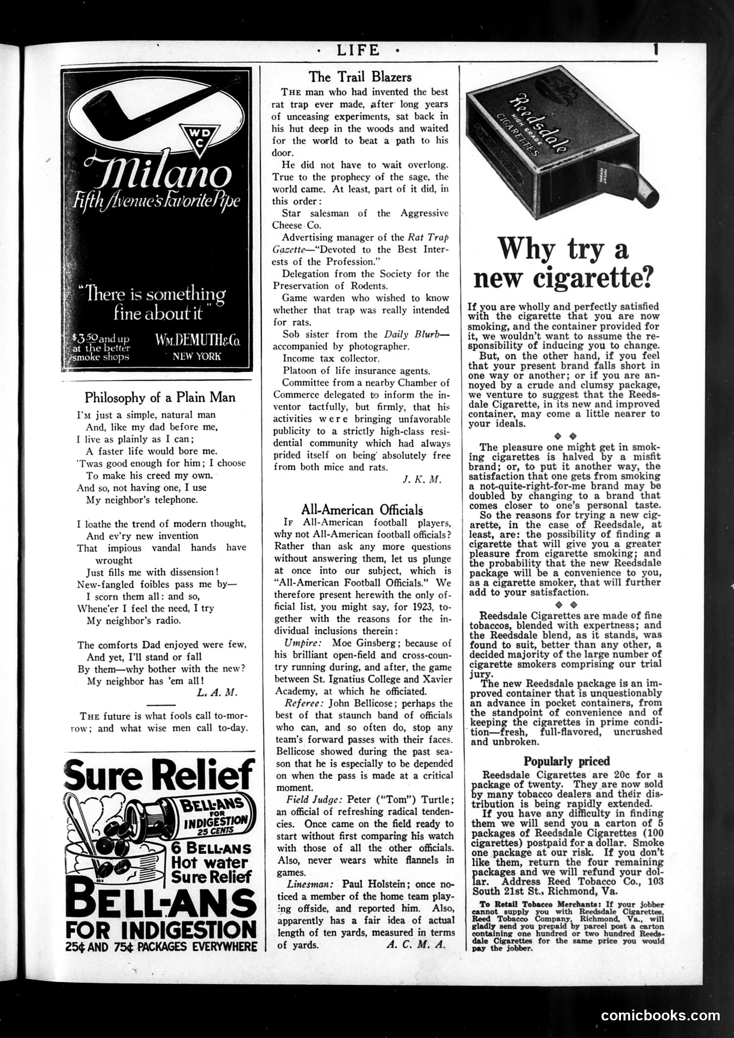 Life — November 22, 1923 — page 3: Life, 1923-11-22