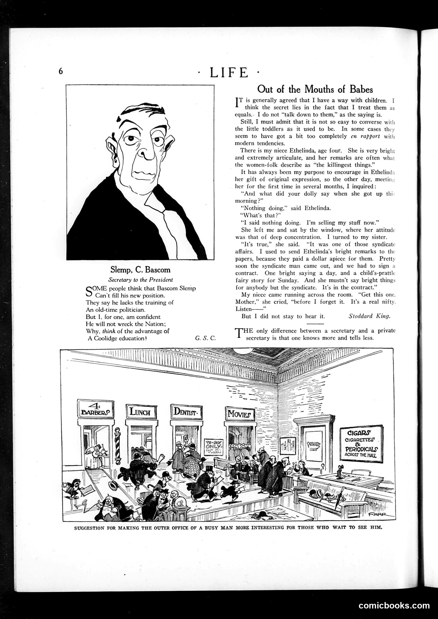 Life — November 22, 1923 — page 8: Life, 1923-11-22