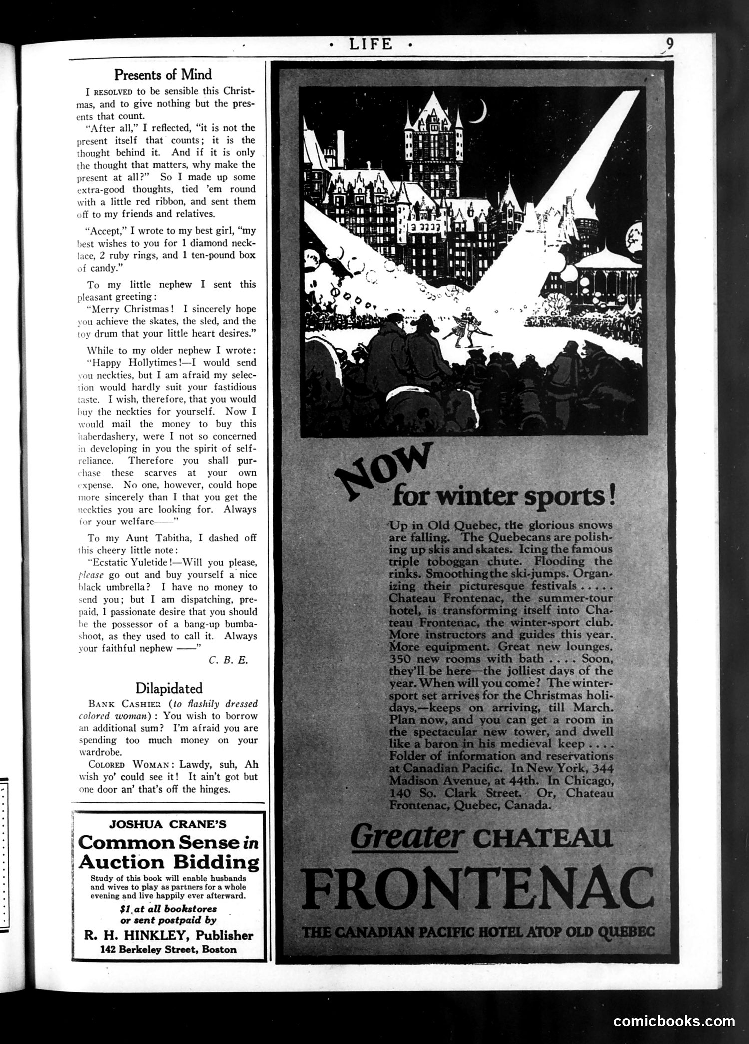 Life — December 6, 1923 — page 11: Life, 1923-12-06