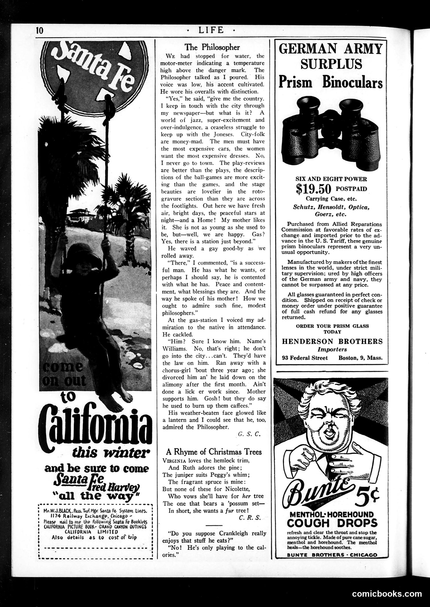Life — December 6, 1923 — page 12: Life, 1923-12-06