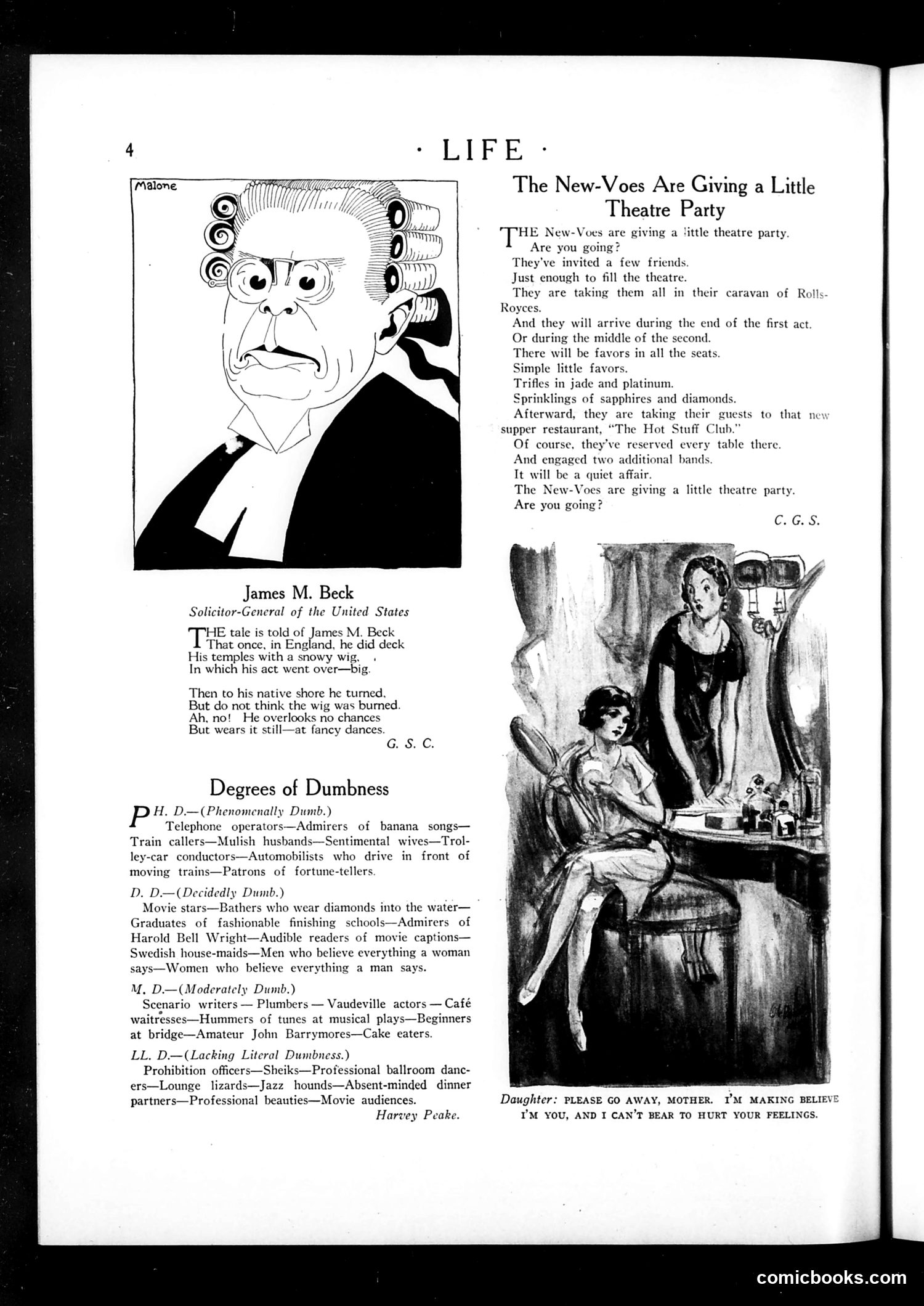 Life — December 13, 1923 — page 6: Life, 1923-12-13