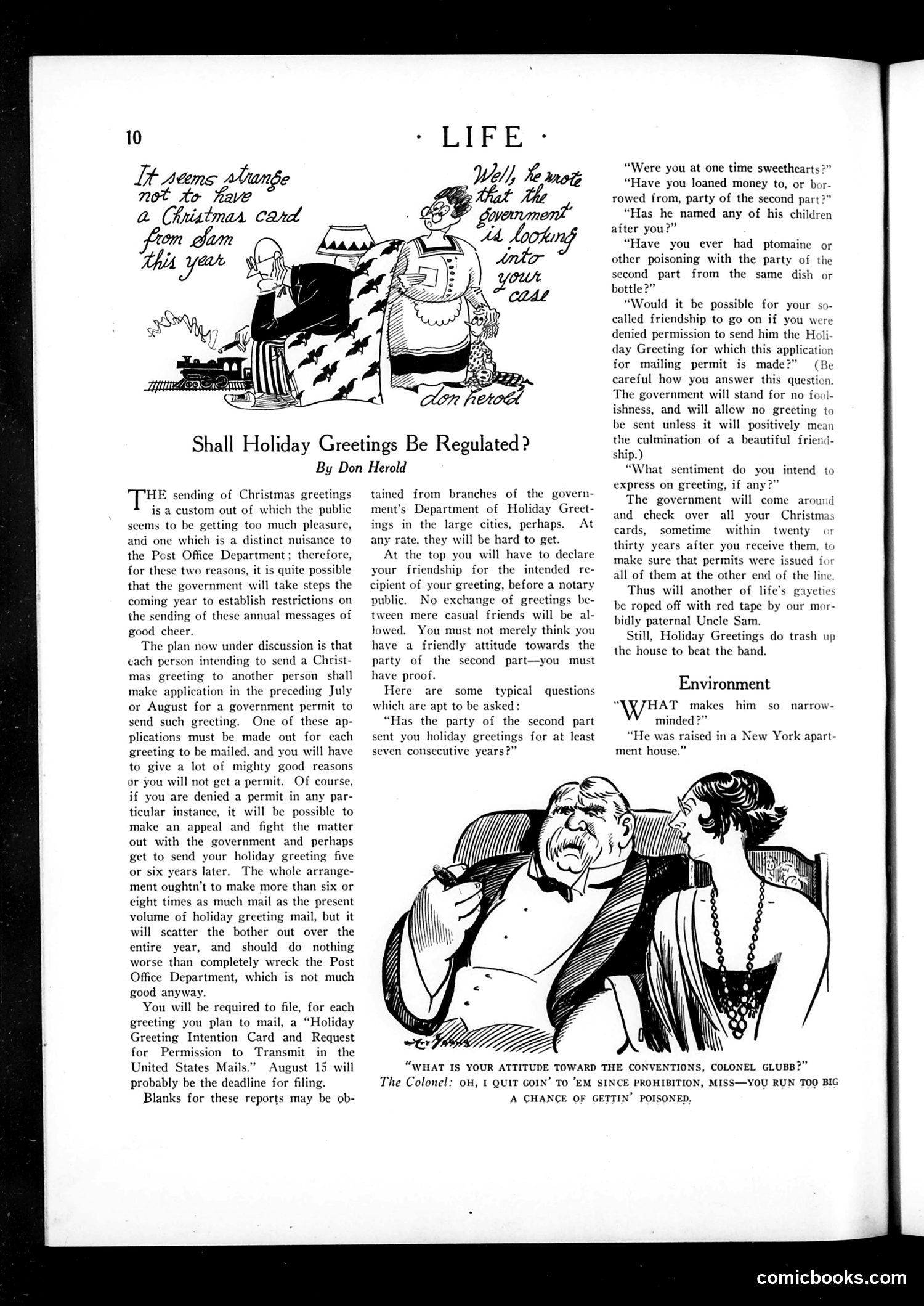 Life — December 13, 1923 — page 12: Life, 1923-12-13