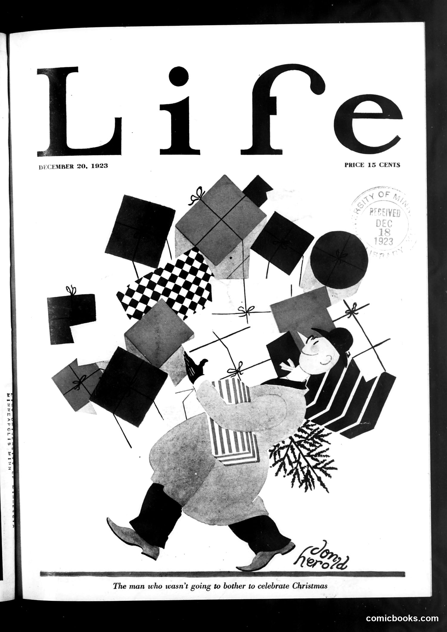 Life — December 20, 1923 — page 1: Life, 1923-12-20
