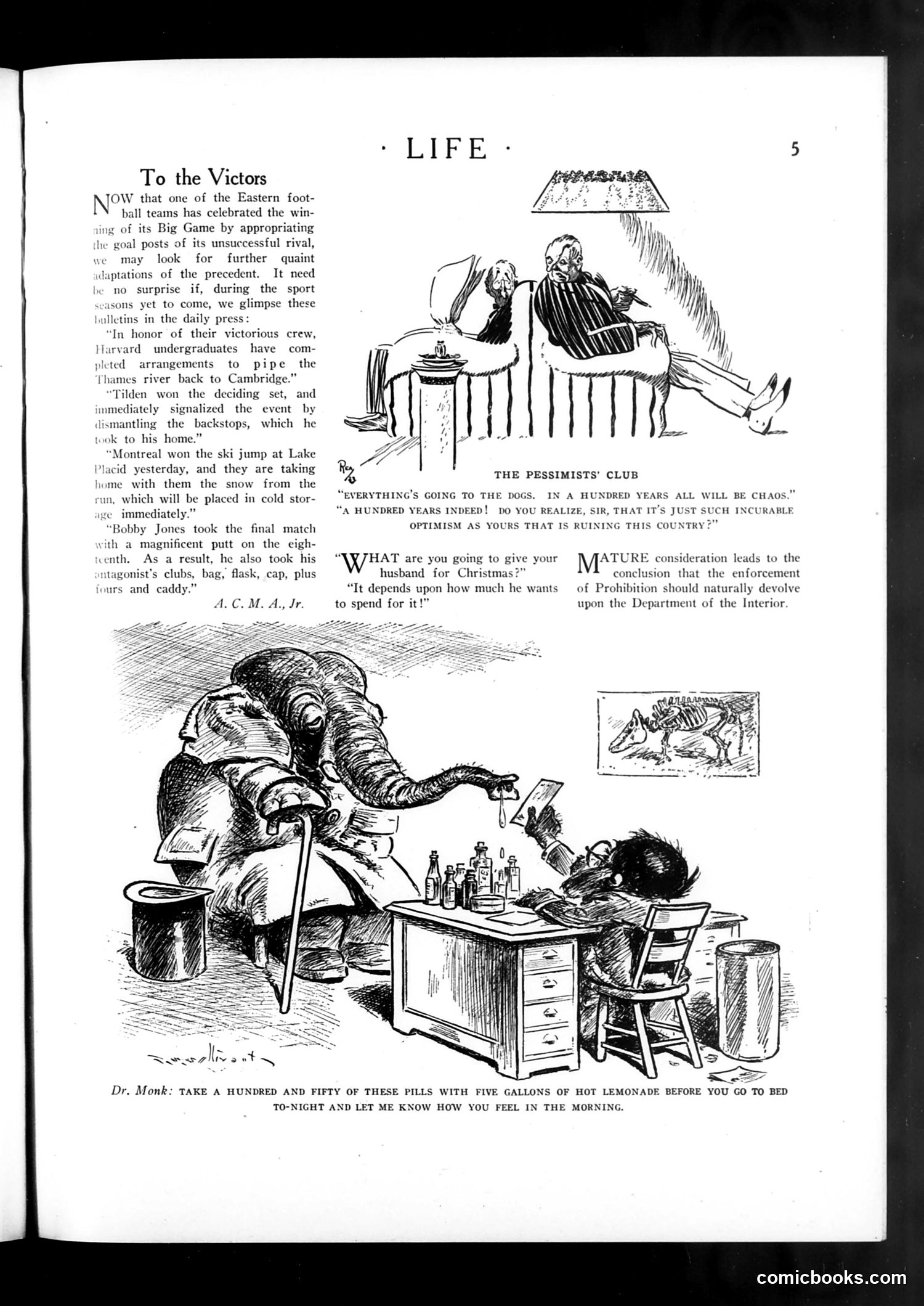 Life — December 27, 1923 — page 7: Life, 1923-12-27