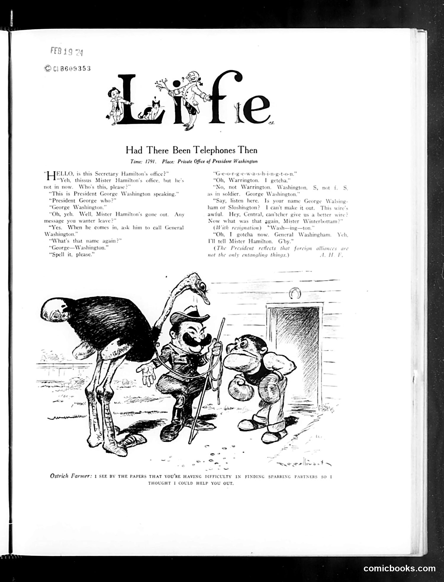 Life — February 21, 1924 — page 5: Life, 1924-02-21