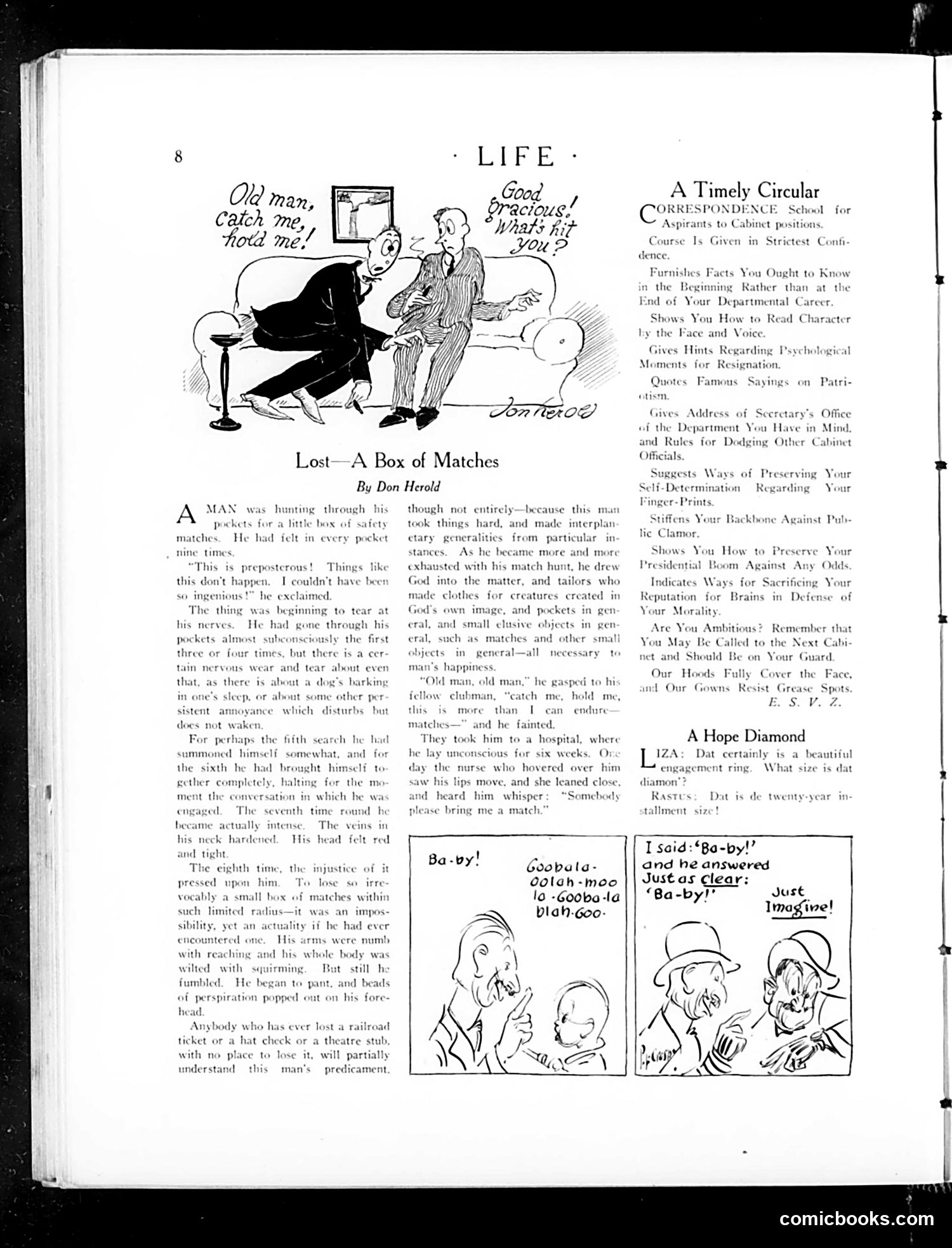 Life — March 13, 1924 — page 10: Life, 1924-03-13