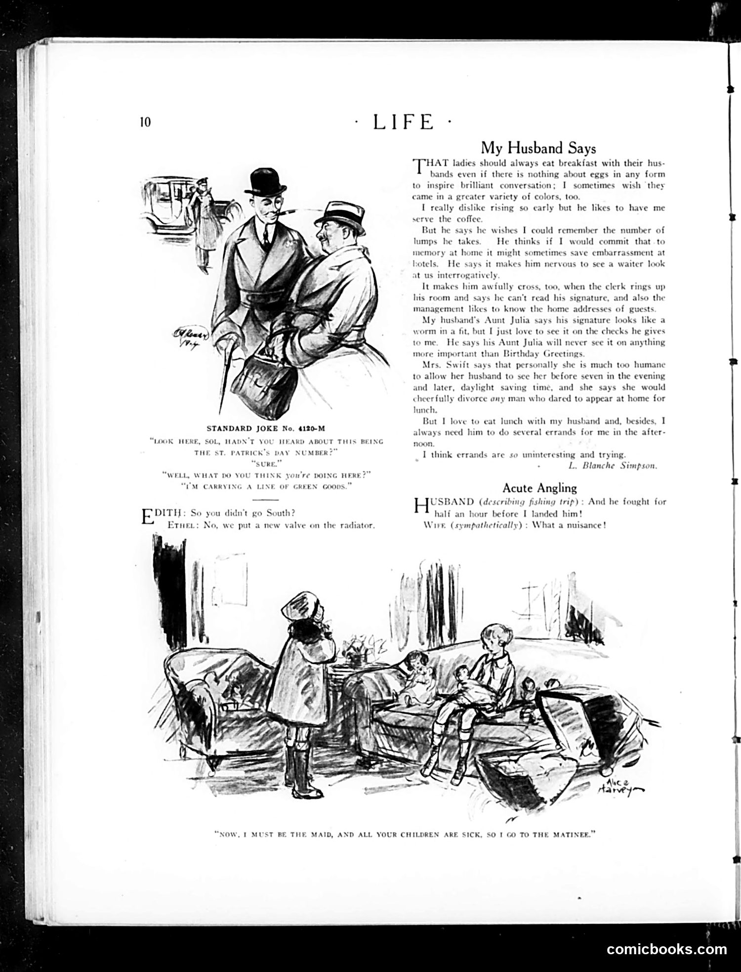 Life — March 13, 1924 — page 12: Life, 1924-03-13