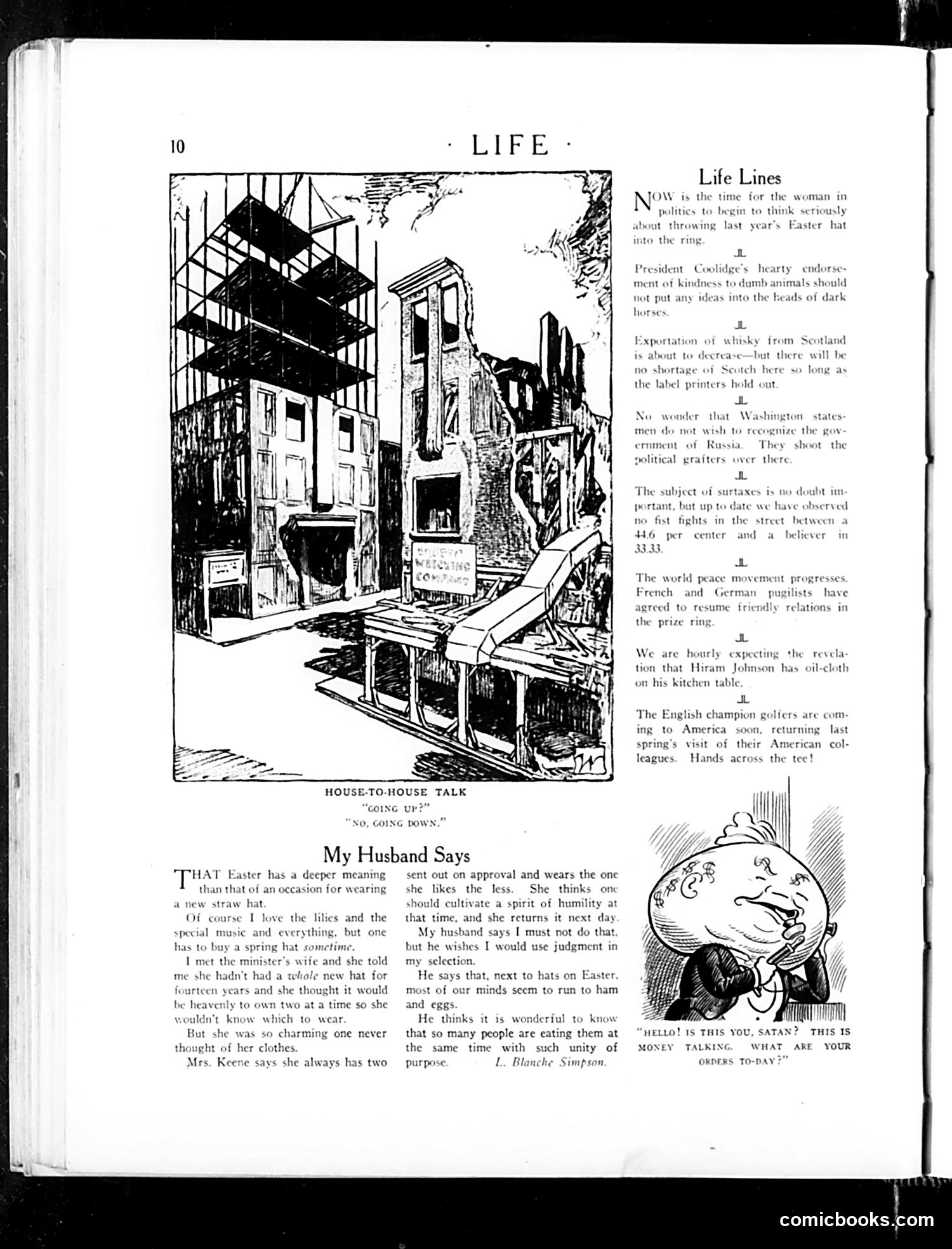 Life — April 3, 1924 — page 12: Life, 1924-04-03