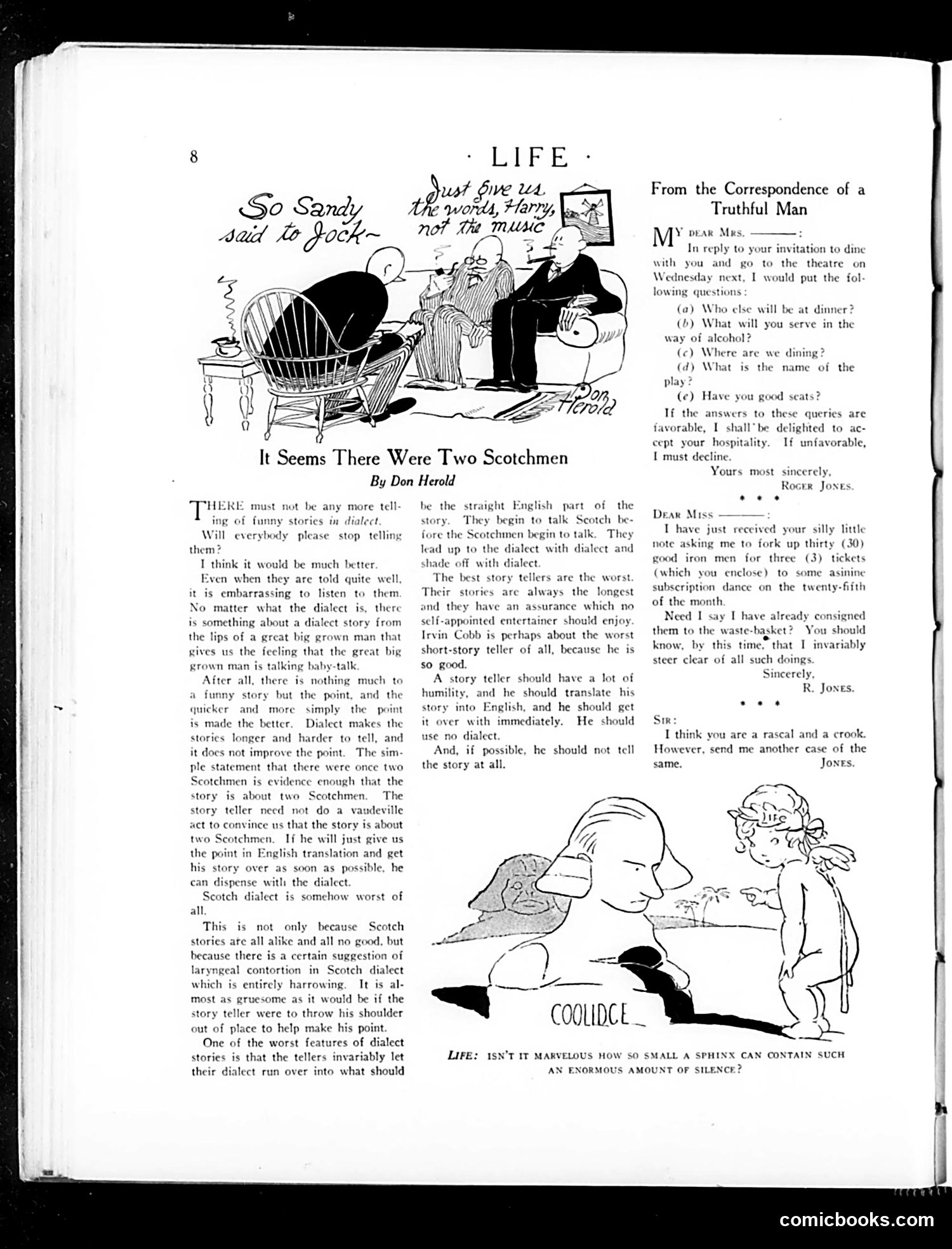 Life — May 15, 1924 — page 10: Life, 1924-05-15
