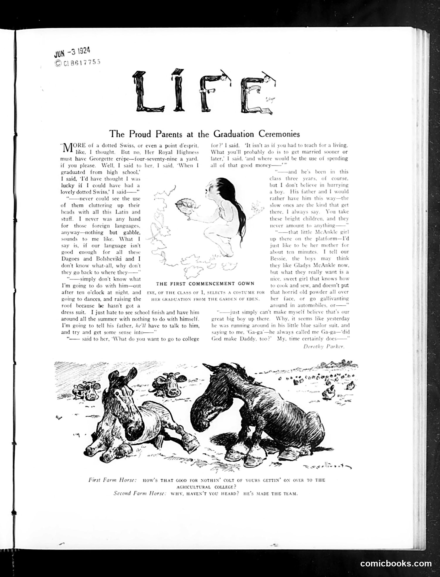 Life — June 5, 1924 — page 7: Life, 1924-06-05