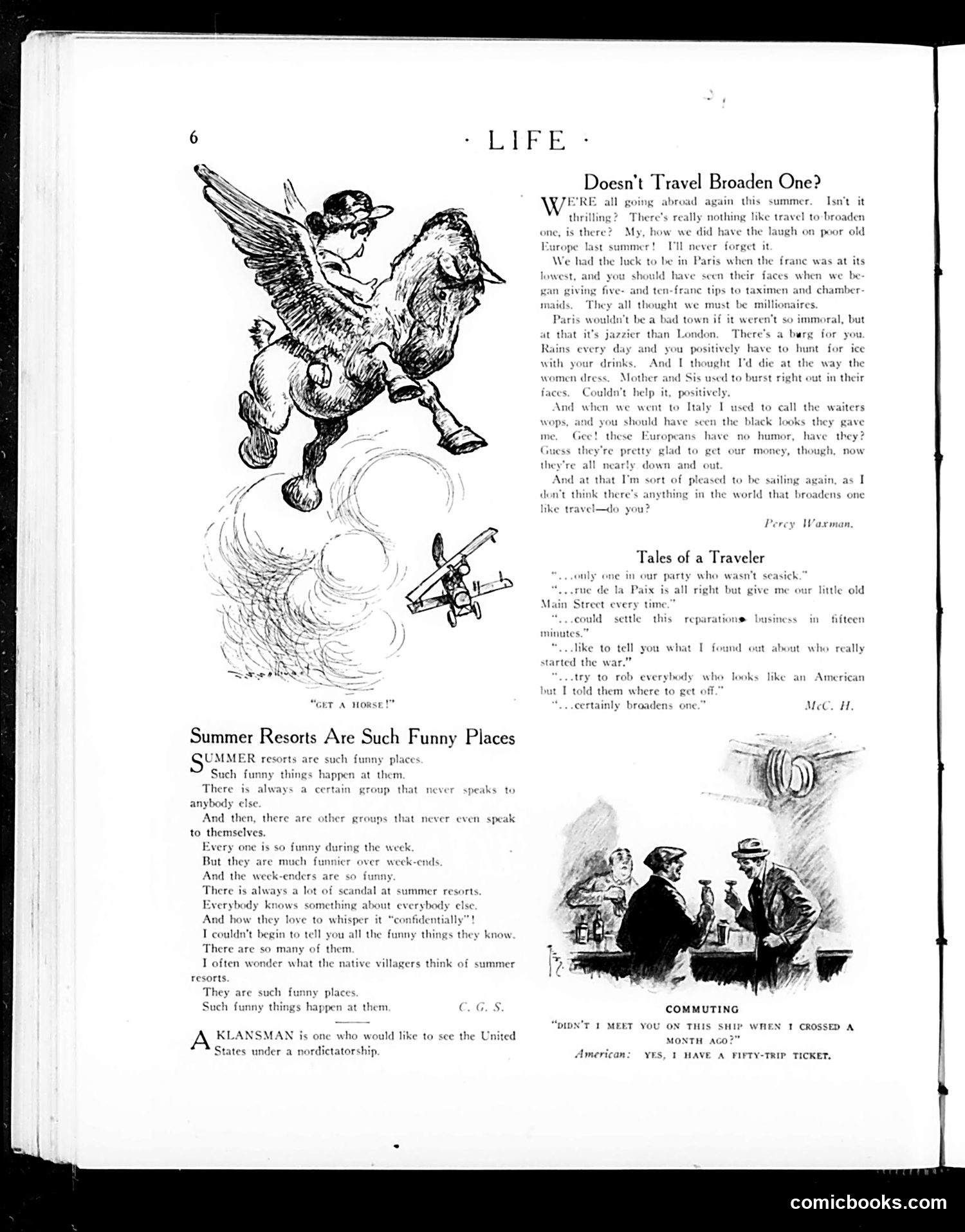 Life — June 12, 1924 — page 8: Life, 1924-06-12