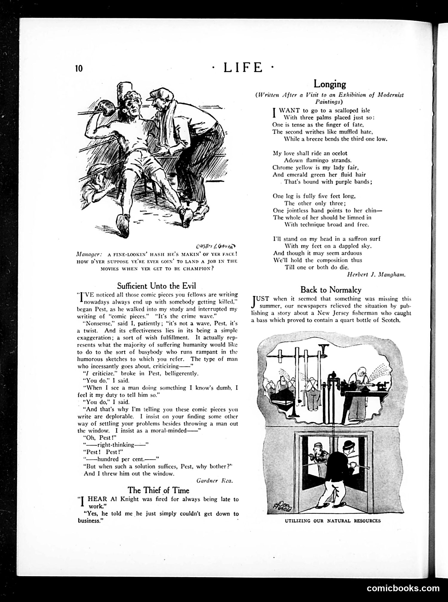 Life — July 17, 1924 — page 12: Life, 1924-07-17