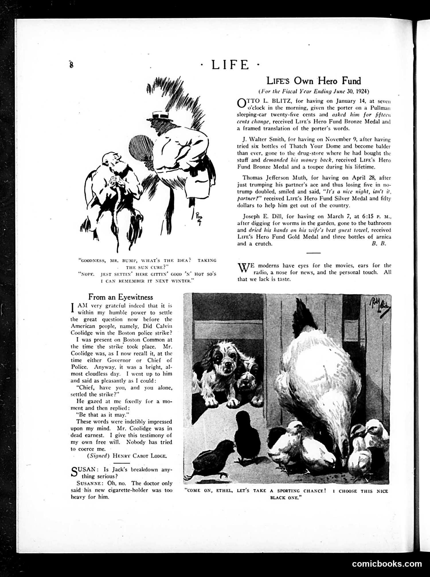 Life — July 24, 1924 — page 10: Life, 1924-07-24
