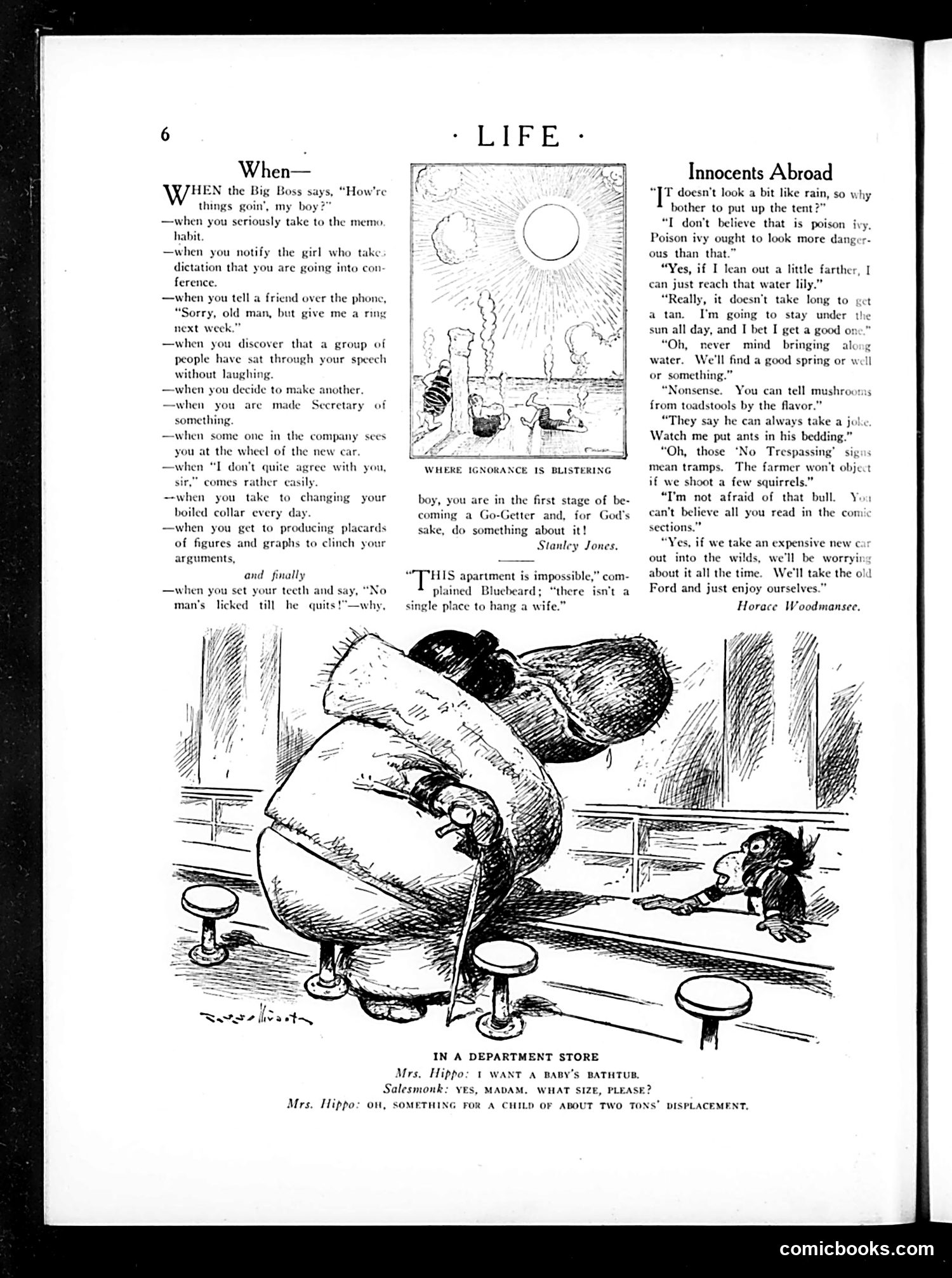 Life — August 7, 1924 — page 8: Life, 1924-08-07