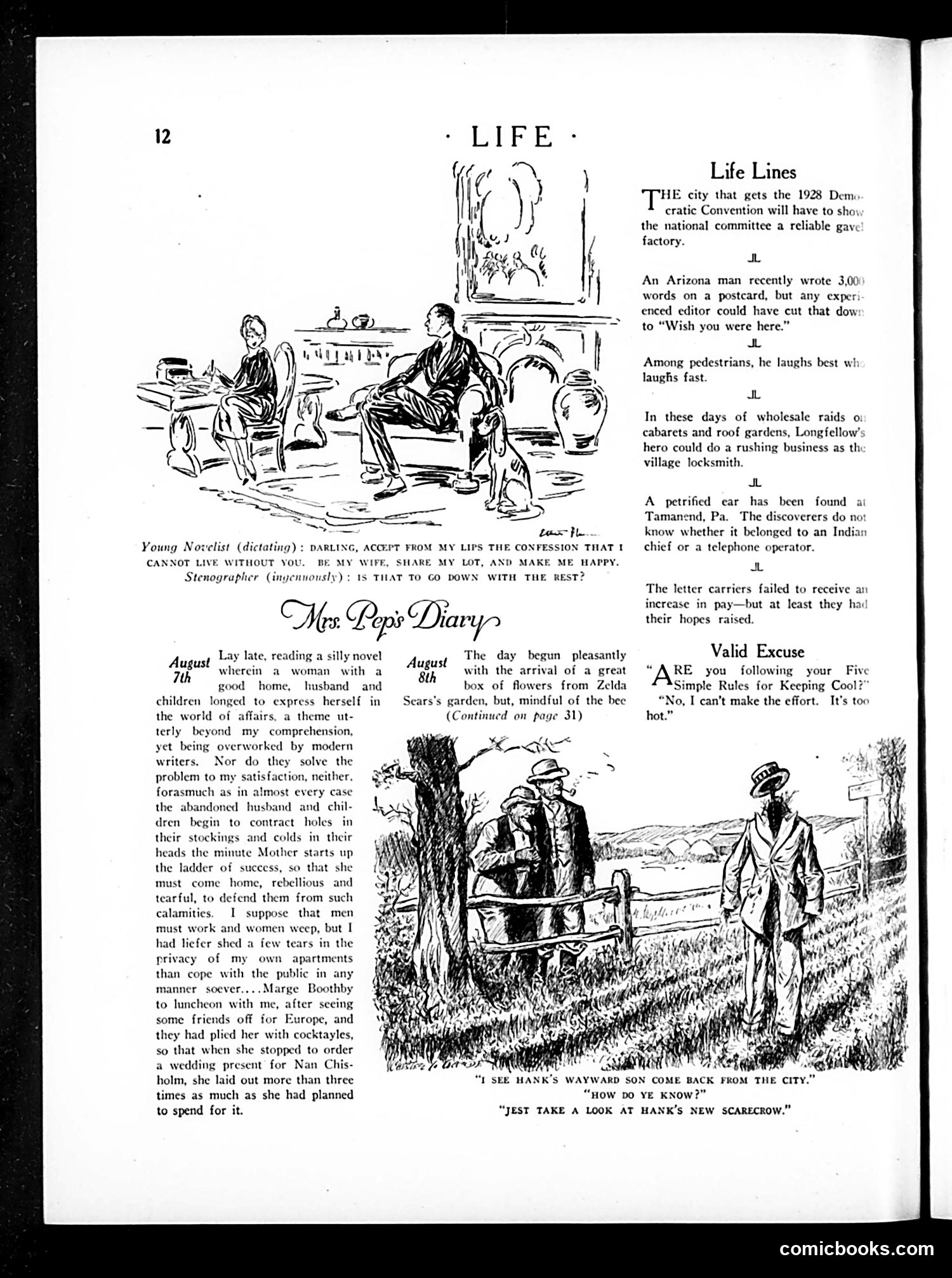 Life — August 14, 1924 — page 14: Life, 1924-08-14