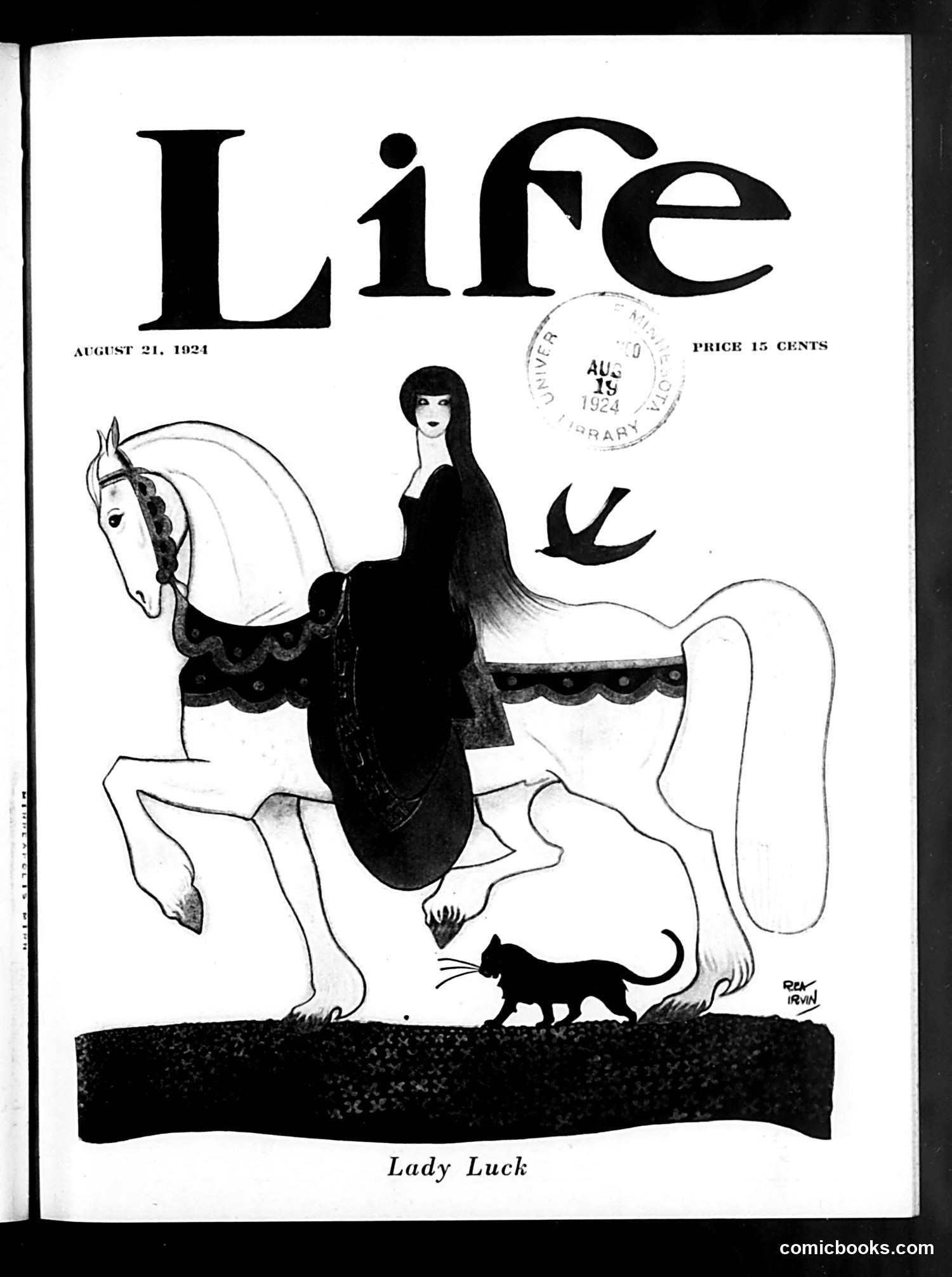 Life — August 21, 1924 — page 1: Life, 1924-08-21