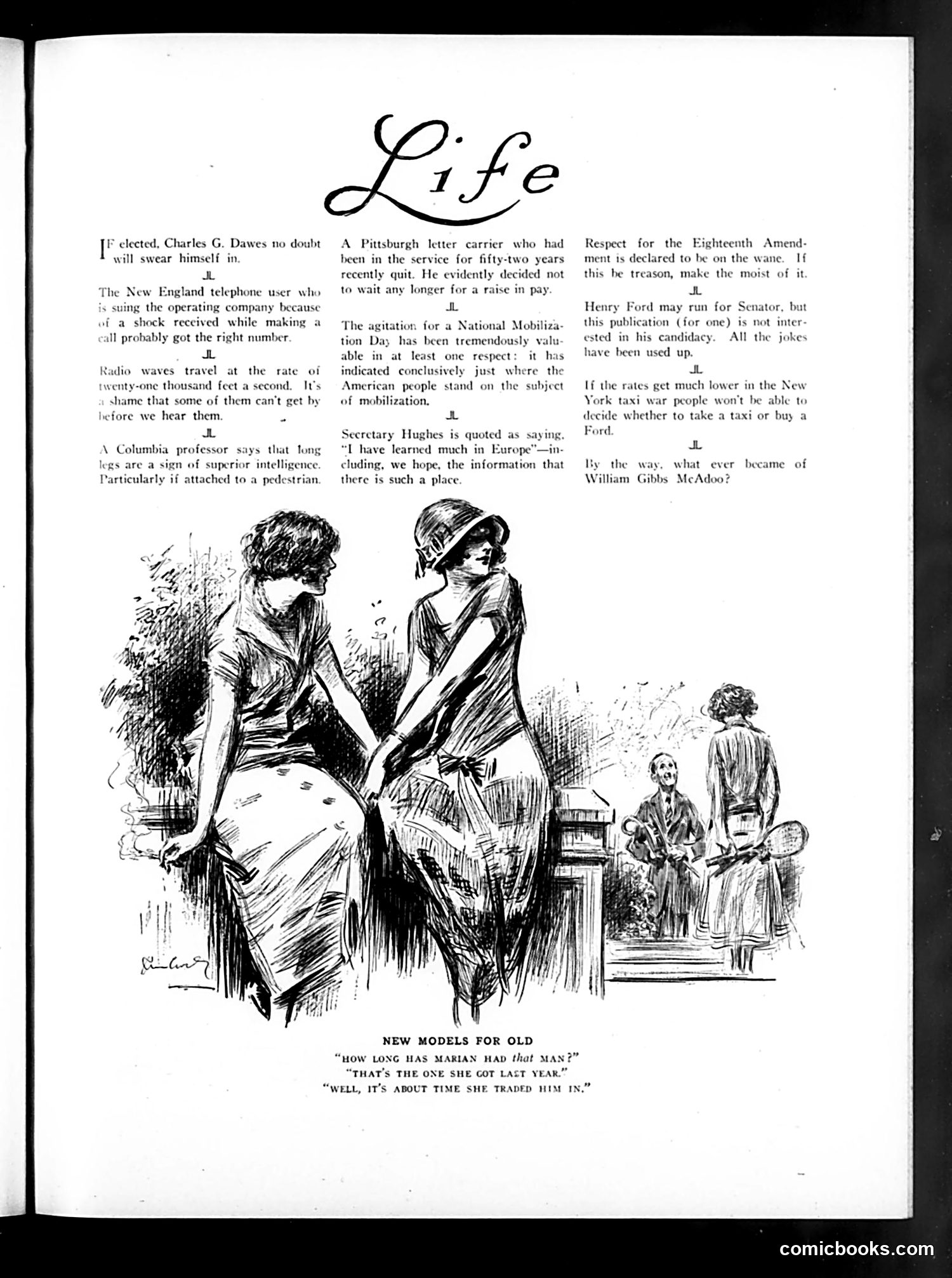 Life — August 21, 1924 — page 5: Life, 1924-08-21