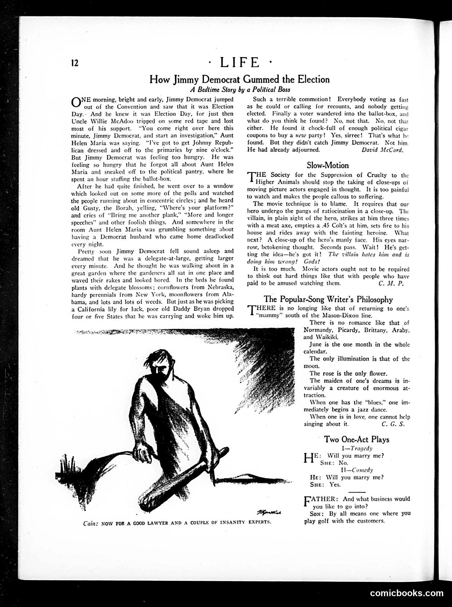 Life — August 21, 1924 — page 14: Life, 1924-08-21