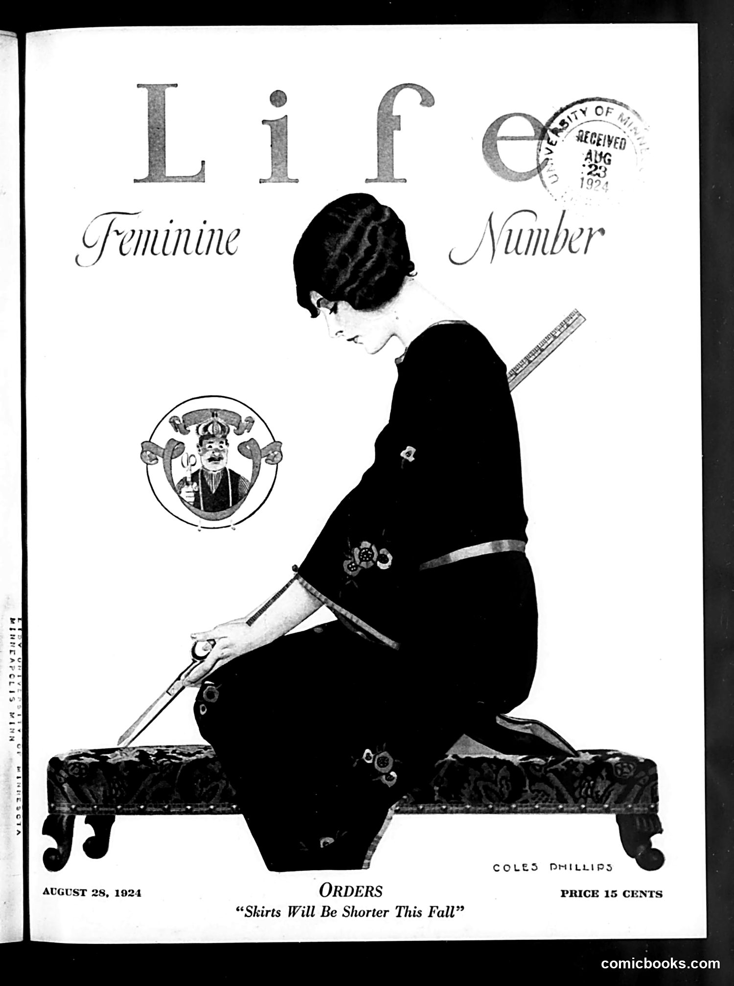 Life — August 28, 1924 — page 1: Life, 1924-08-28