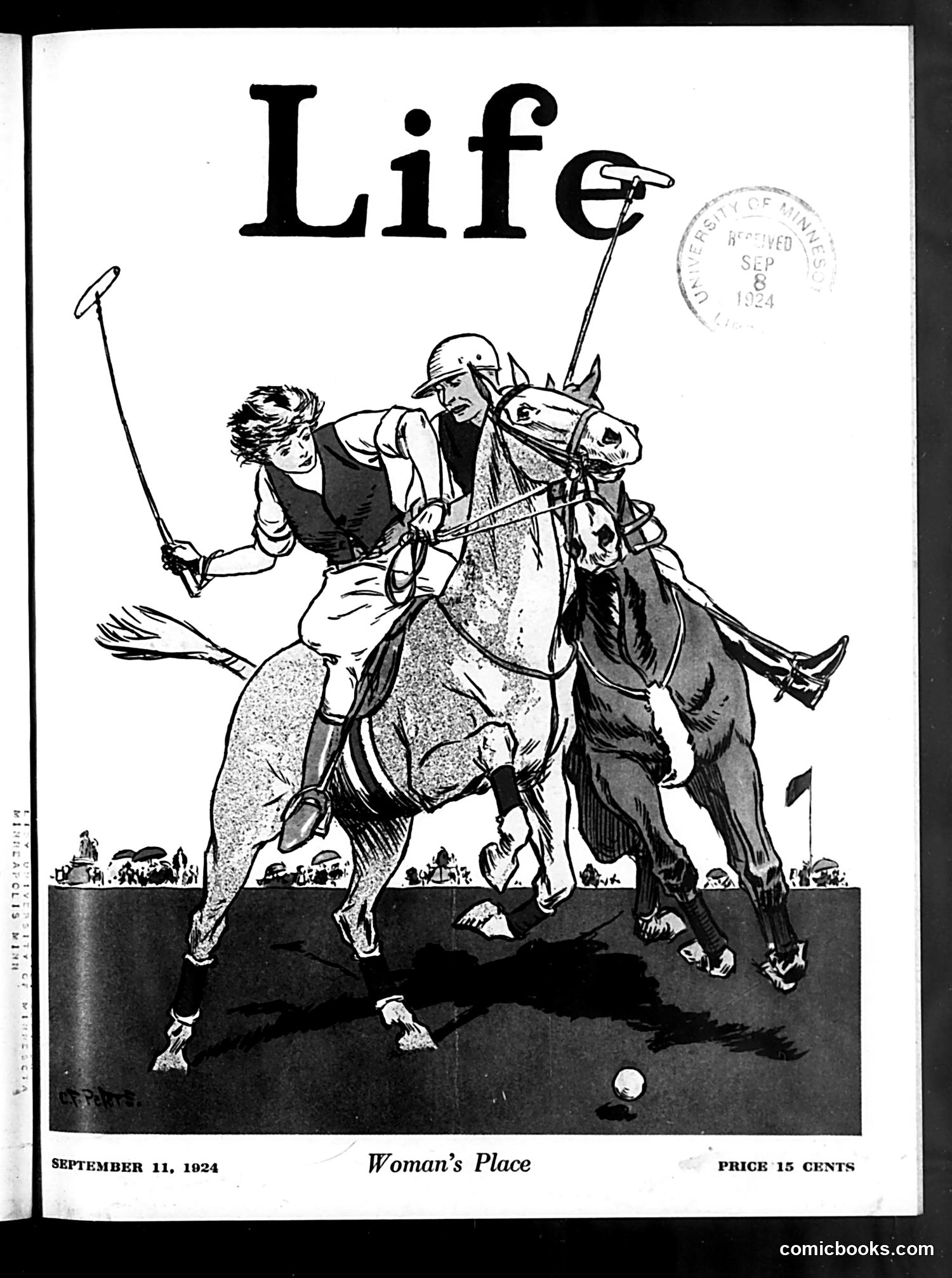 Life — September 11, 1924 — page 1: Life, 1924-09-11