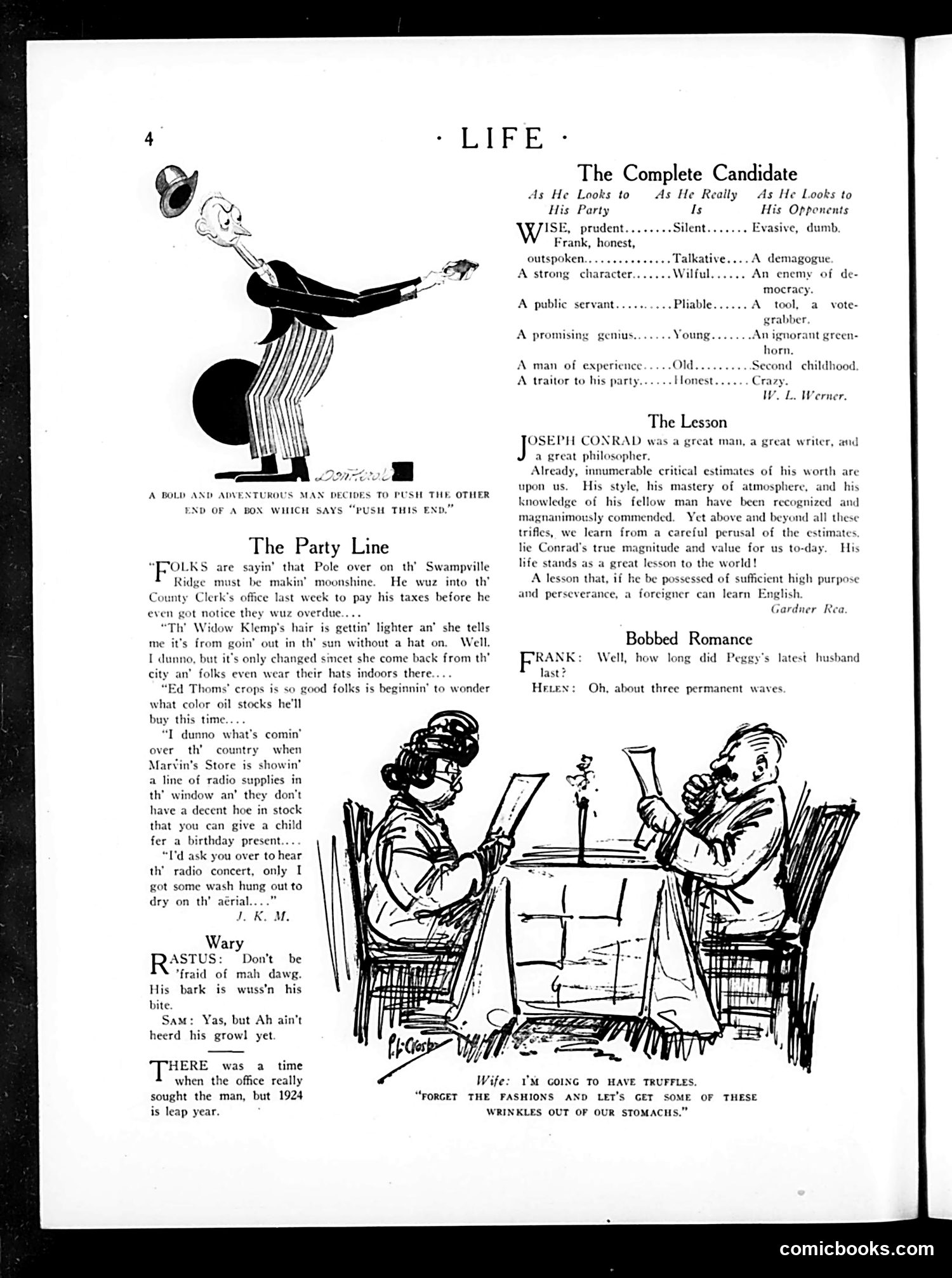 Life — September 18, 1924 — page 6: Life, 1924-09-18