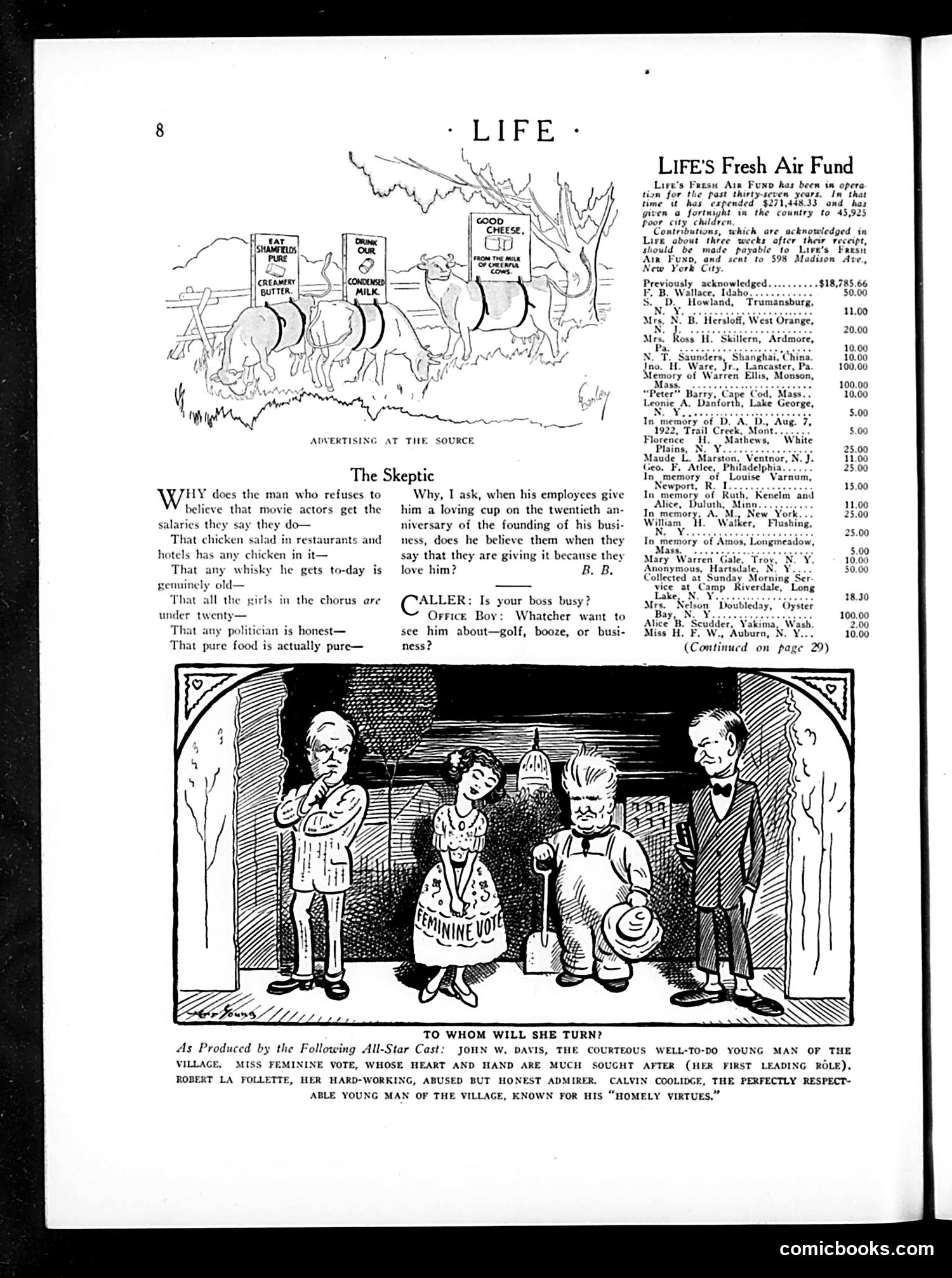Life — September 18, 1924 — page 10: Life, 1924-09-18
