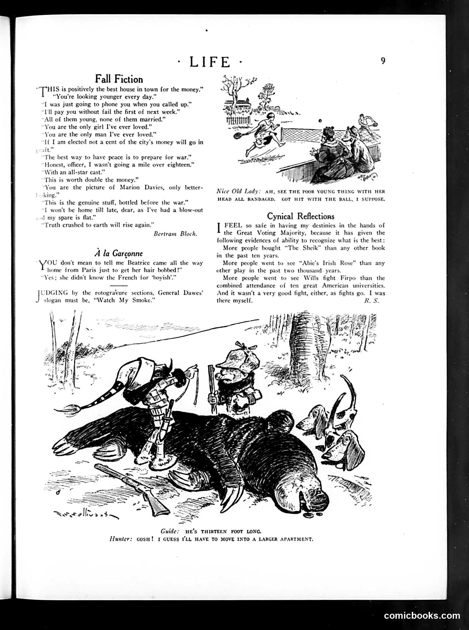 Life — October 9, 1924 — page 11: Life, 1924-10-09