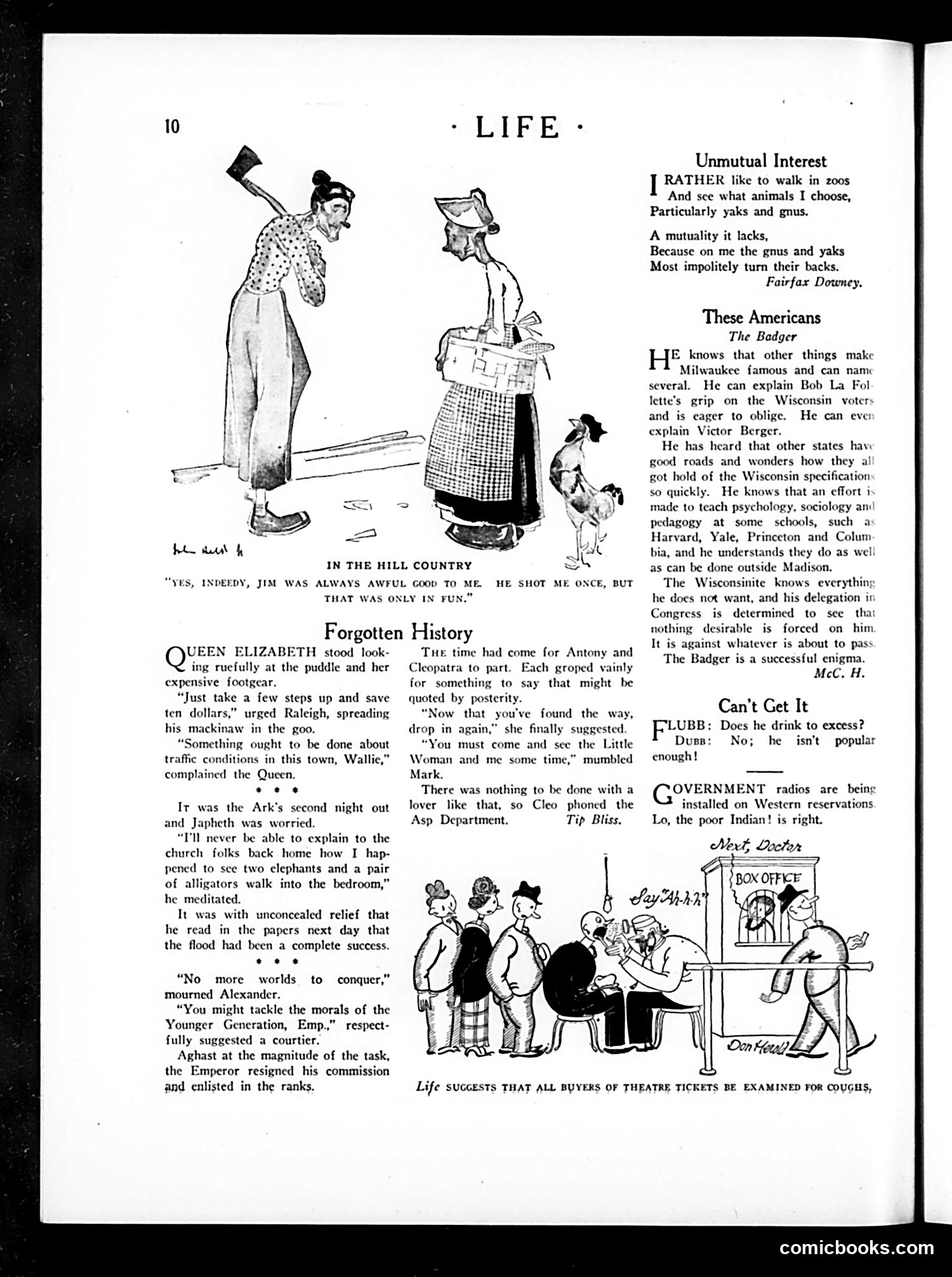 Life — October 9, 1924 — page 12: Life, 1924-10-09