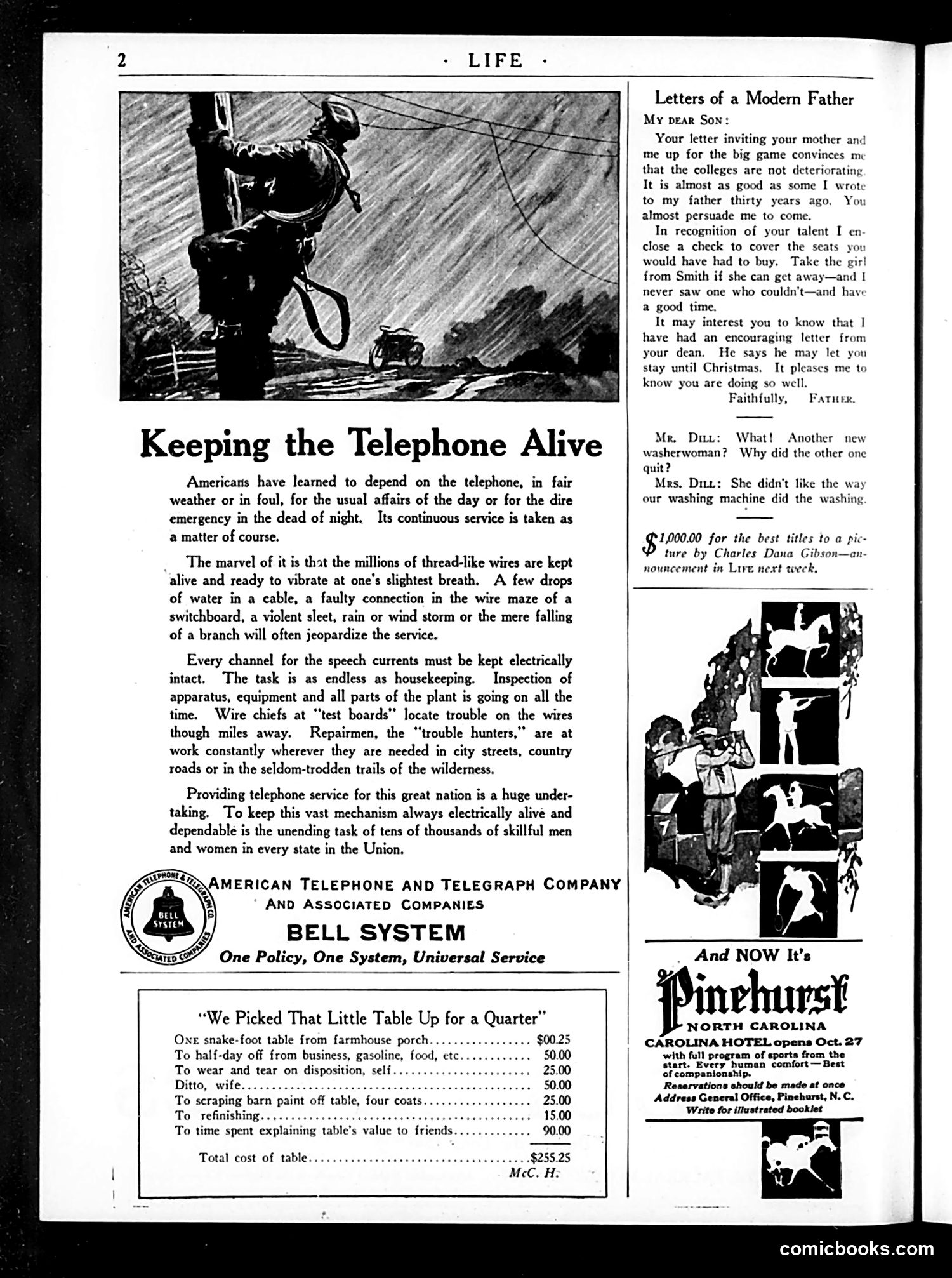 Life — October 16, 1924 — page 4: Life, 1924-10-16